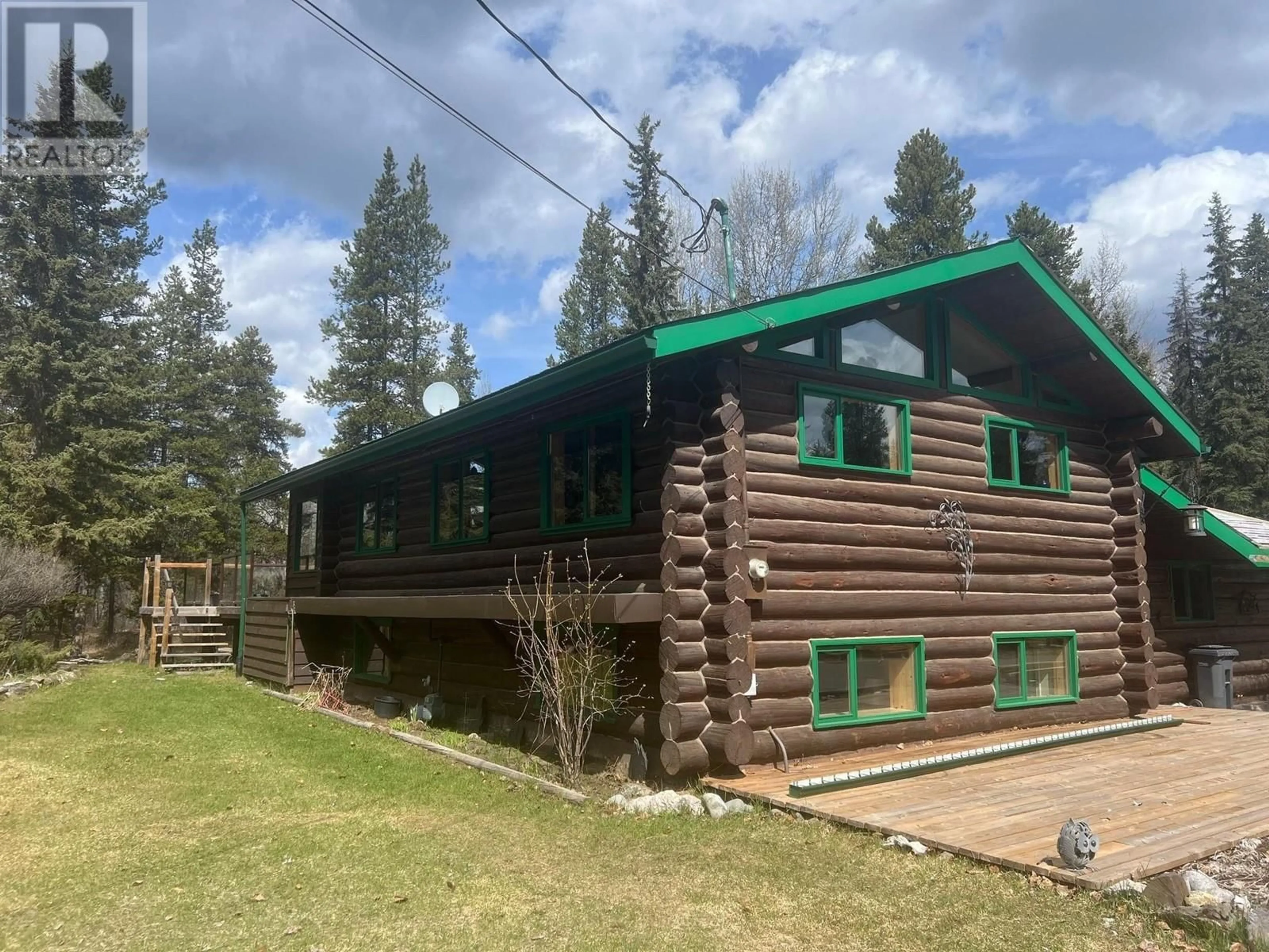 A pic from outside/outdoor area/front of a property/back of a property/a pic from drone, building for 1384 ELM STREET, Telkwa British Columbia V0J2X0