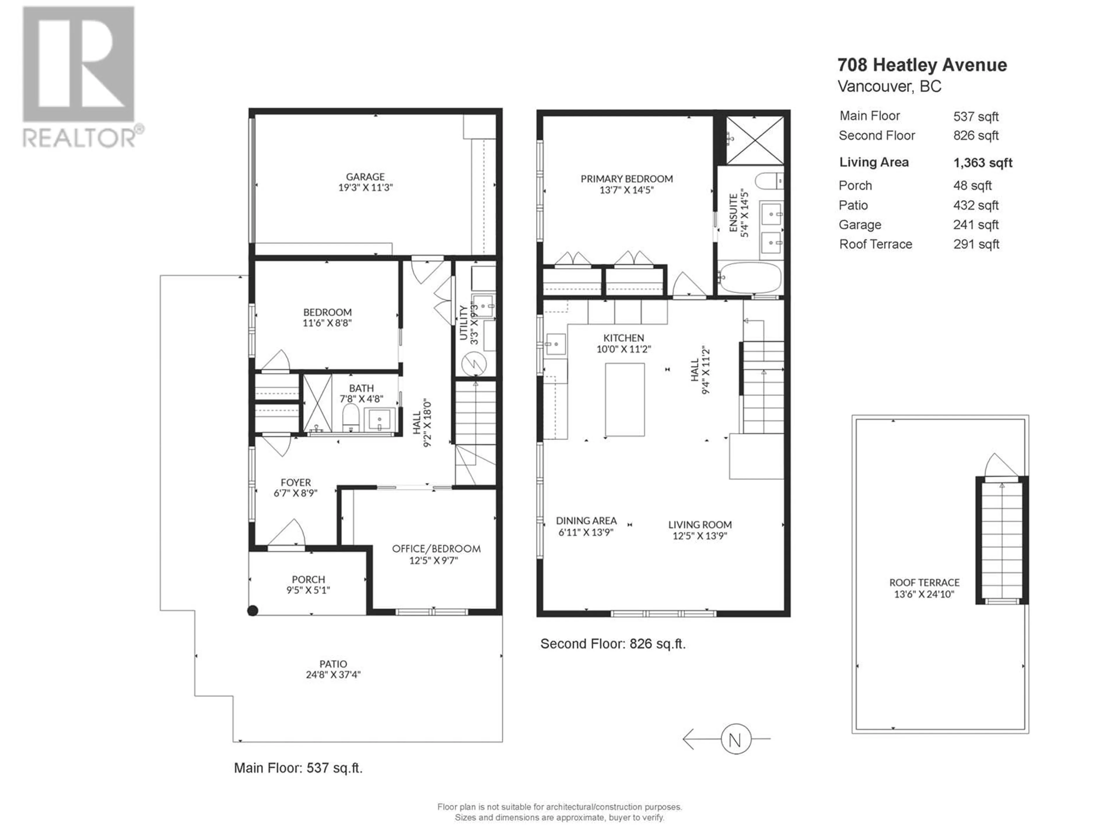 Floor plan for 708 HEATLEY AVENUE, Vancouver British Columbia V6A4M1