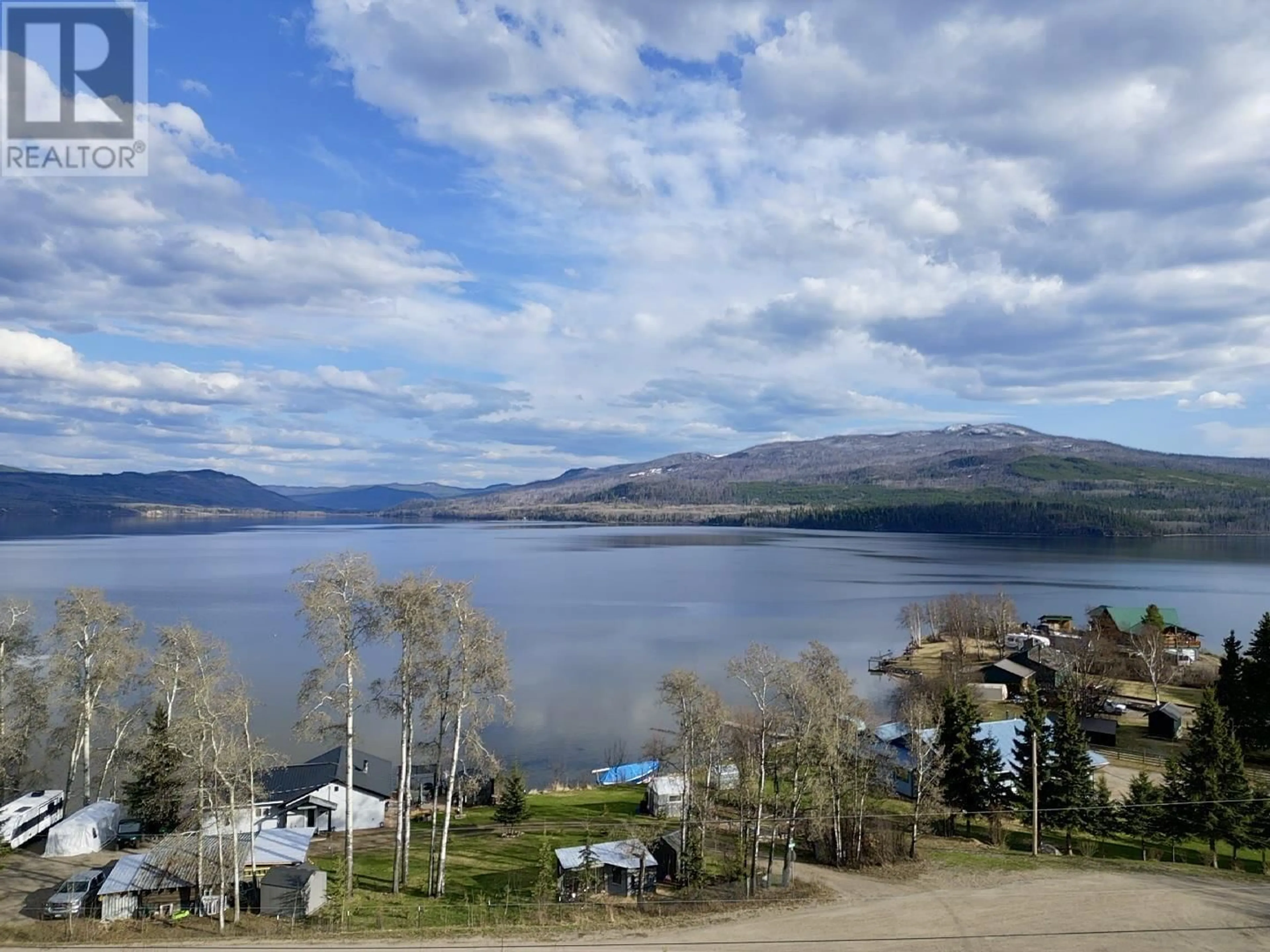 A pic from outside/outdoor area/front of a property/back of a property/a pic from drone, water/lake/river/ocean view for 1408 FRANCOIS LAKE ROAD, Fraser Lake British Columbia V0J1S0