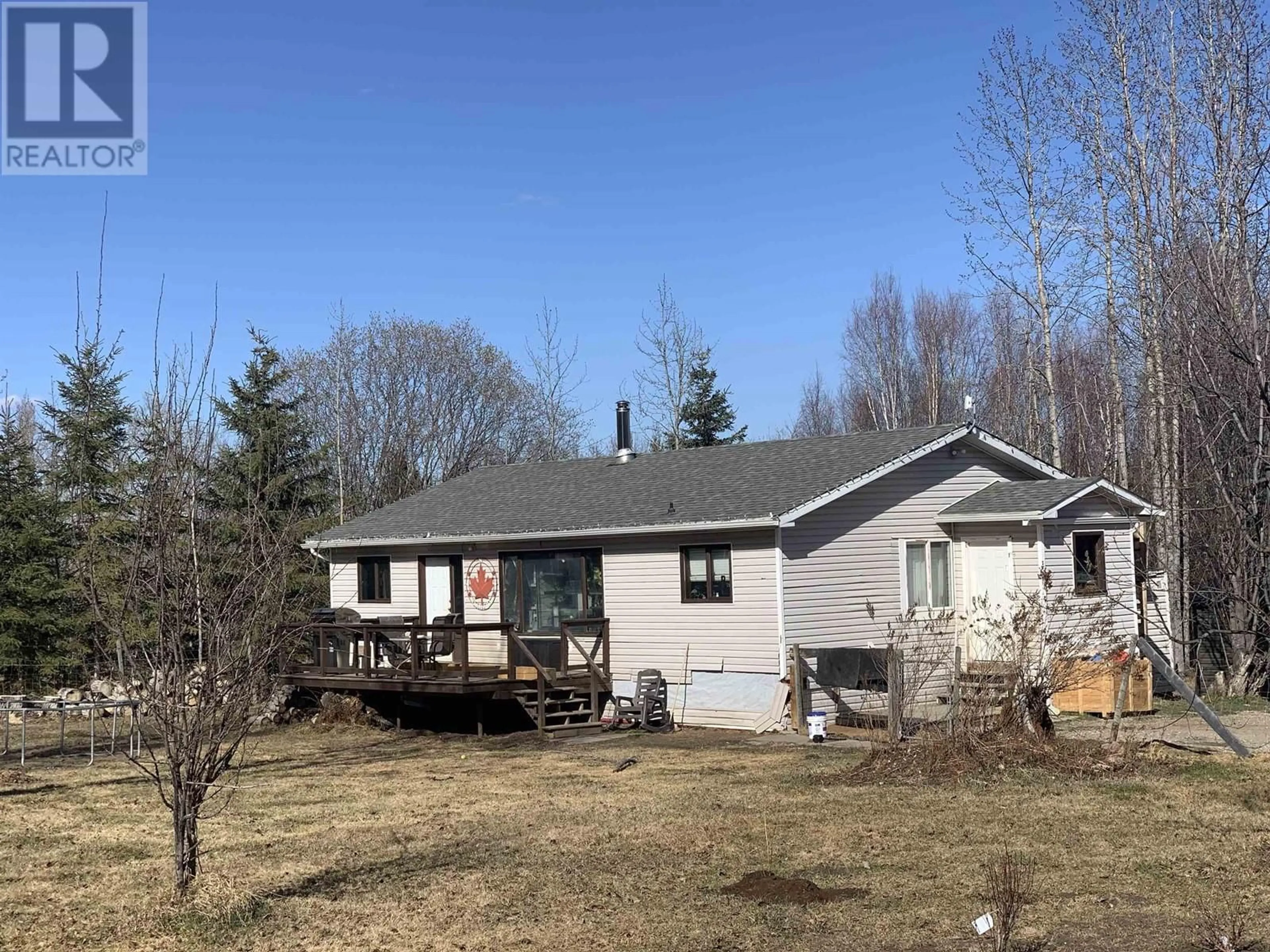 A pic from outside/outdoor area/front of a property/back of a property/a pic from drone, unknown for 14651 COFFEE CREEK SUBDIV, Charlie Lake British Columbia V0C1H0