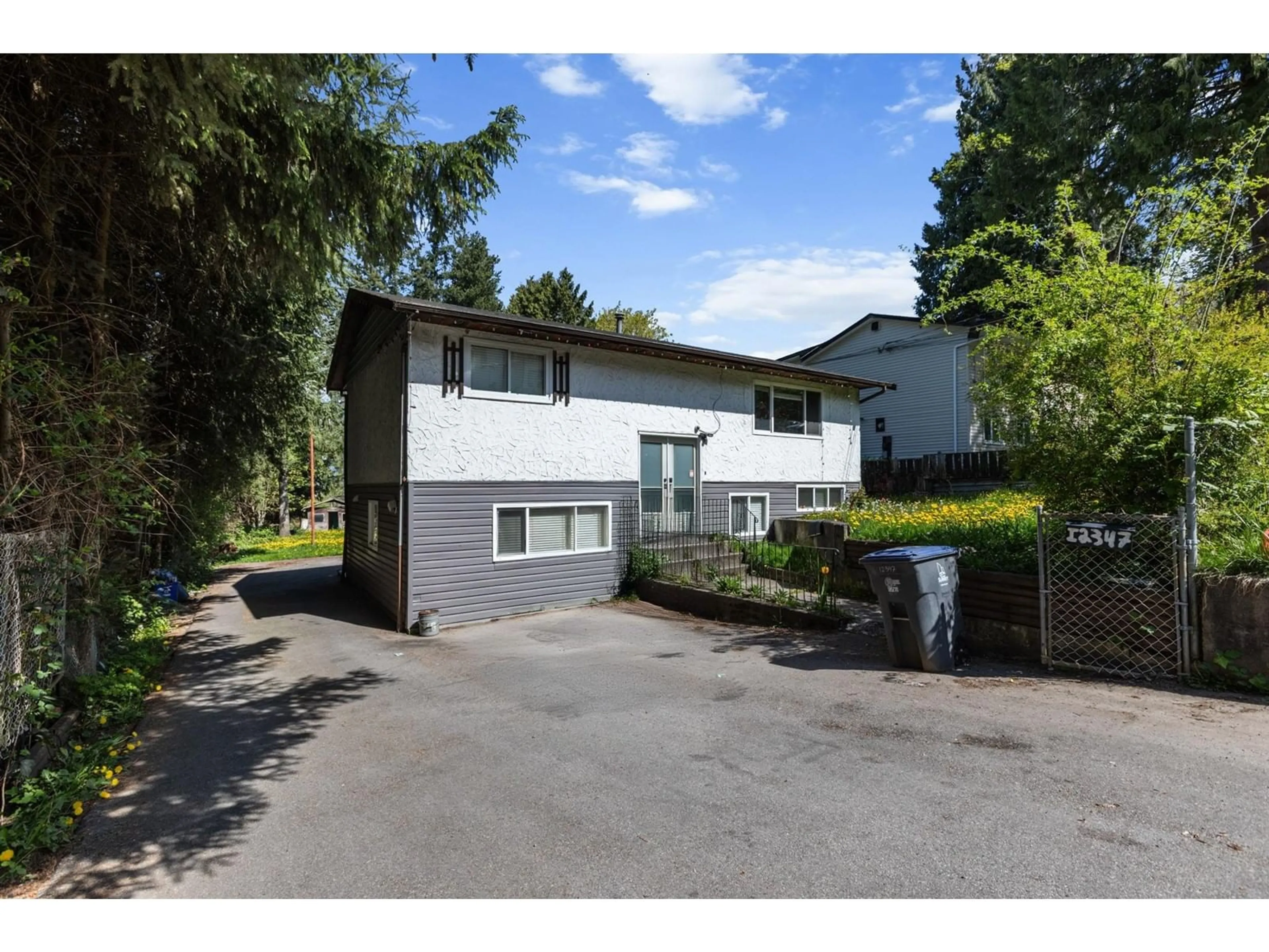 A pic from outside/outdoor area/front of a property/back of a property/a pic from drone, street for 12347 103A, Surrey British Columbia V3V3H1