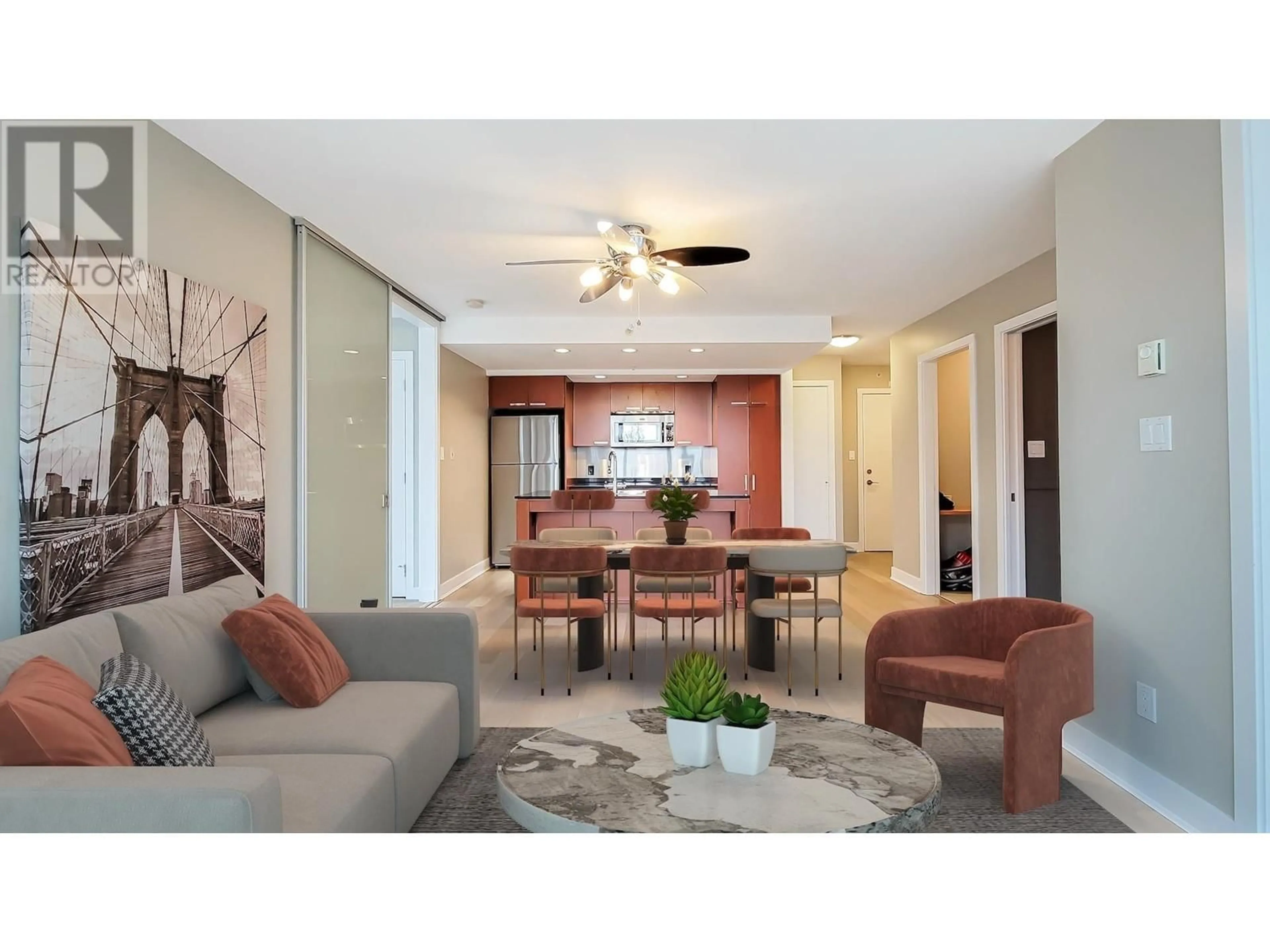 Living room with furniture, unknown for 804 - 1255 SEYMOUR STREET, Vancouver British Columbia V6B0H1