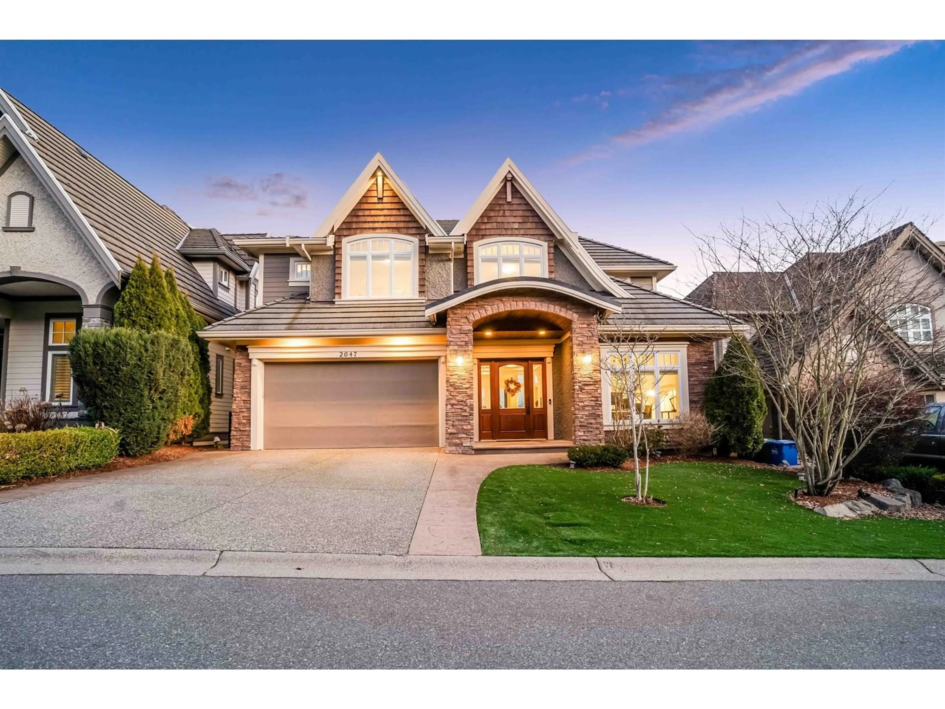 Home with brick exterior material, street for 2647 EAGLE MOUNTAIN, Abbotsford British Columbia V3G0B1