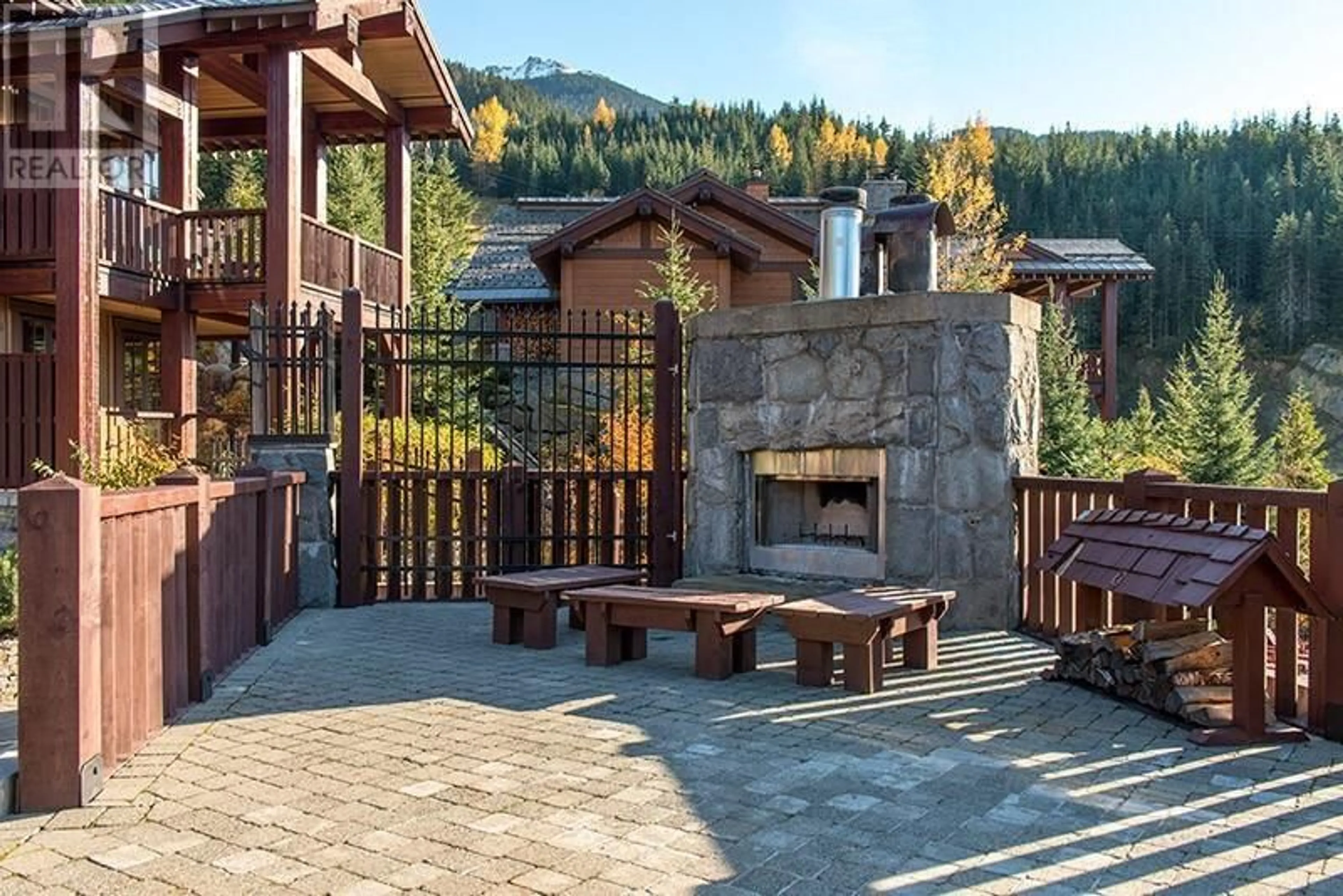 Patio, mountain view for 17 J - 2300 NORDIC DRIVE, Whistler British Columbia V8E0A6