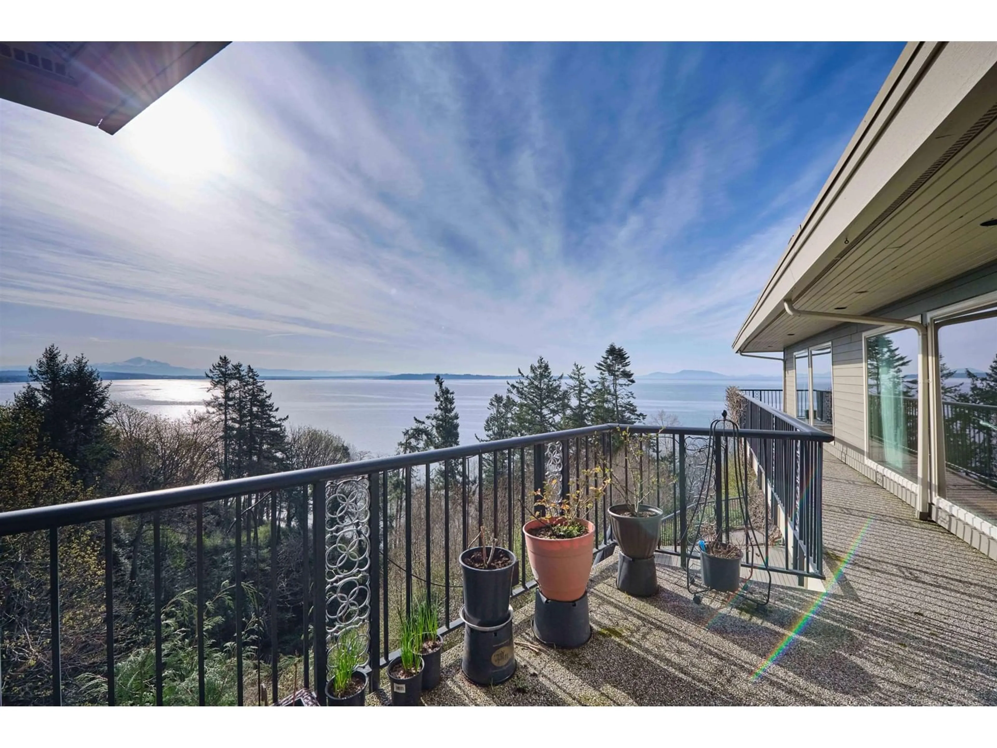 Balcony in the apartment, water/lake/river/ocean view for 13026 13, Surrey British Columbia V4A1B8