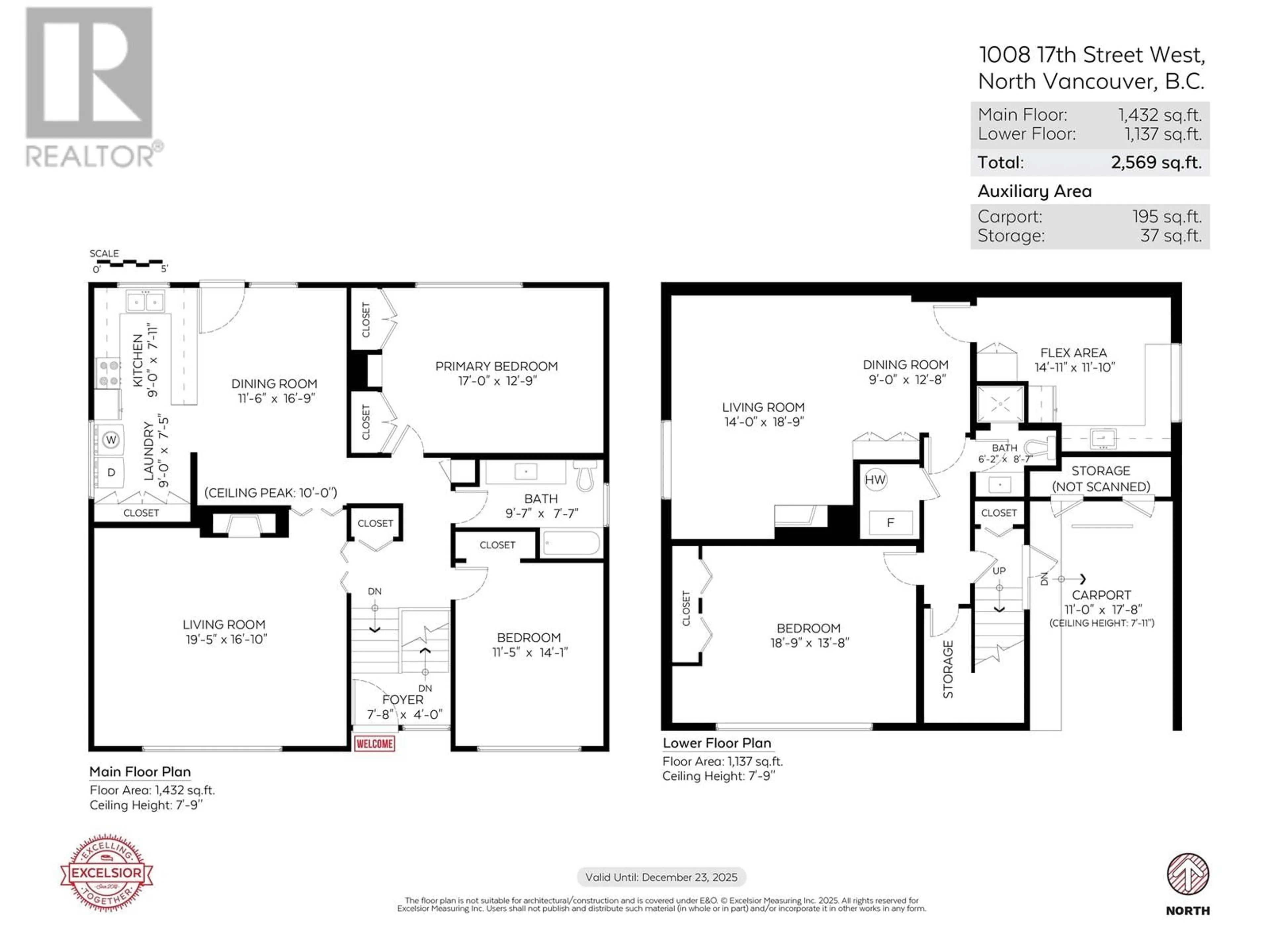 Floor plan for 1008 17TH STREET, North Vancouver British Columbia V7P3C5
