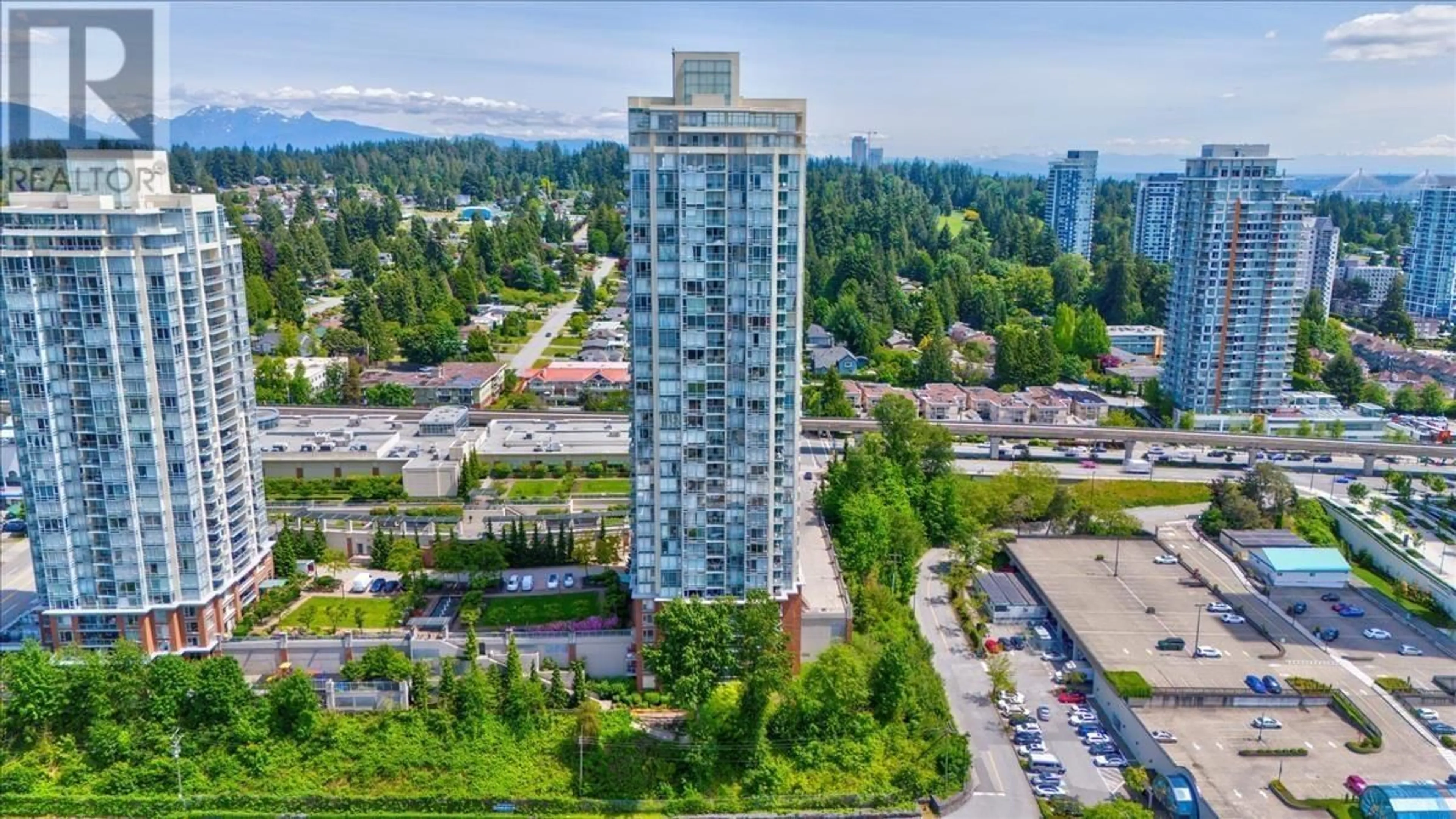 A pic from outside/outdoor area/front of a property/back of a property/a pic from drone, city buildings view from balcony for 203 - 9868 CAMERON STREET, Burnaby British Columbia V3J0A5