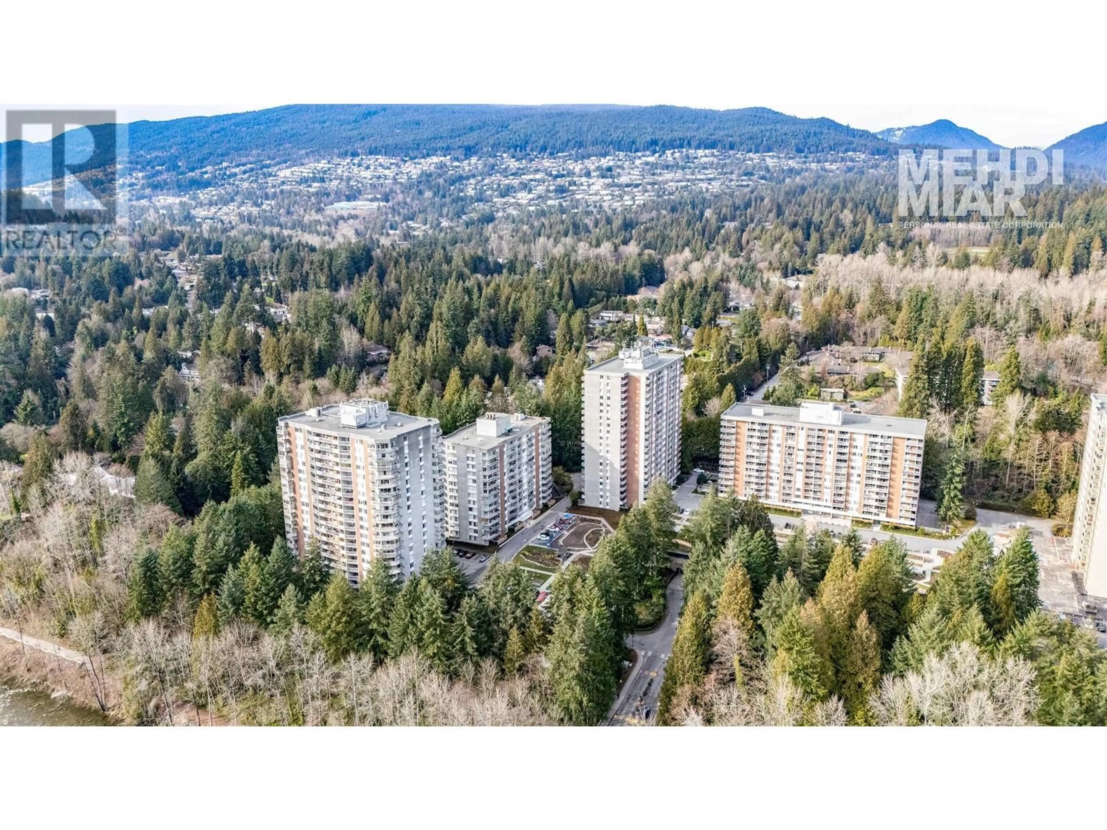 A pic from outside/outdoor area/front of a property/back of a property/a pic from drone, mountain view for 306 - 2020 FULLERTON AVENUE, North Vancouver British Columbia V7P3G3