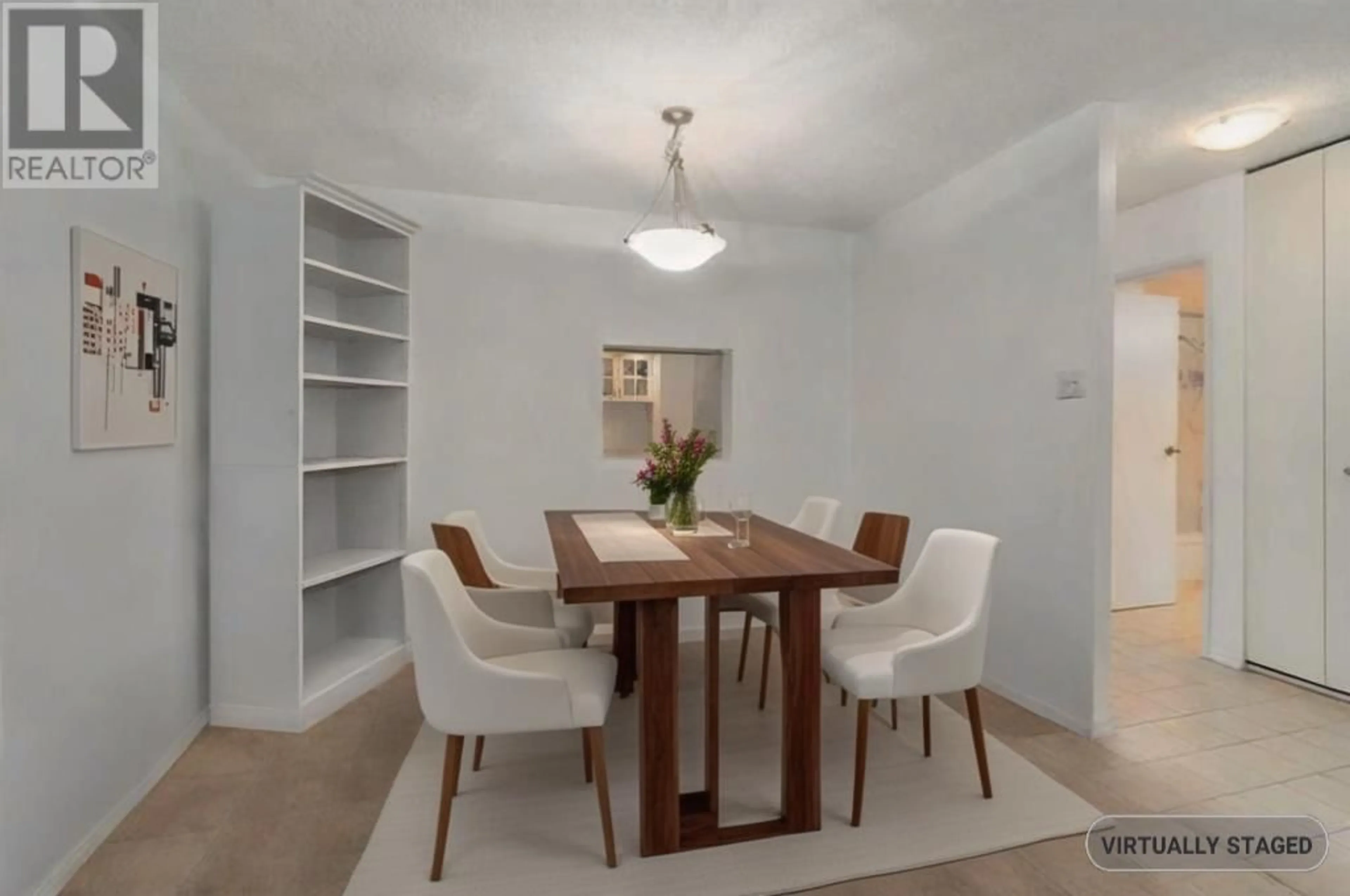 Dining room, wood/laminate floor for 405 - 2024 FULLERTON AVENUE, North Vancouver British Columbia V7P3G4