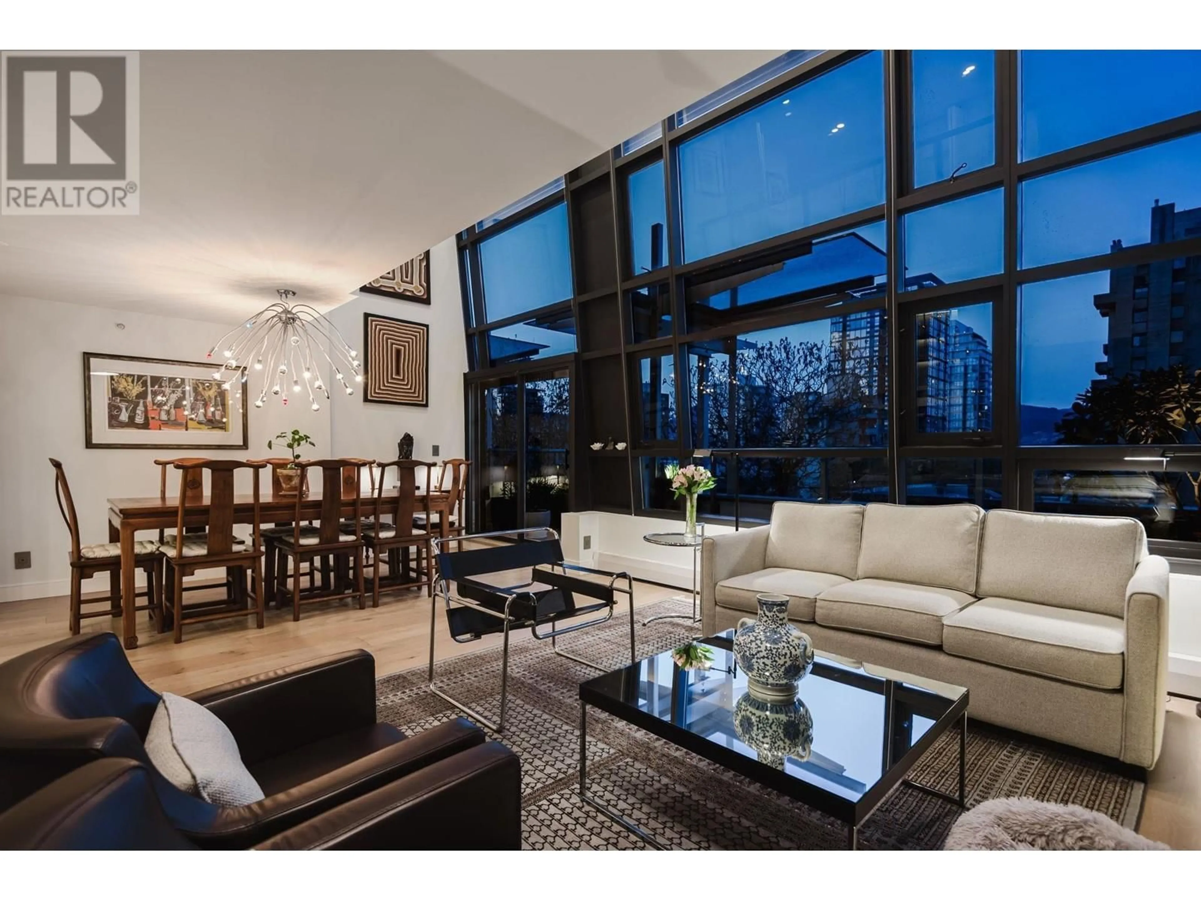 Living room with furniture, unknown for PH7 - 1688 ROBSON STREET, Vancouver British Columbia V6G1C7