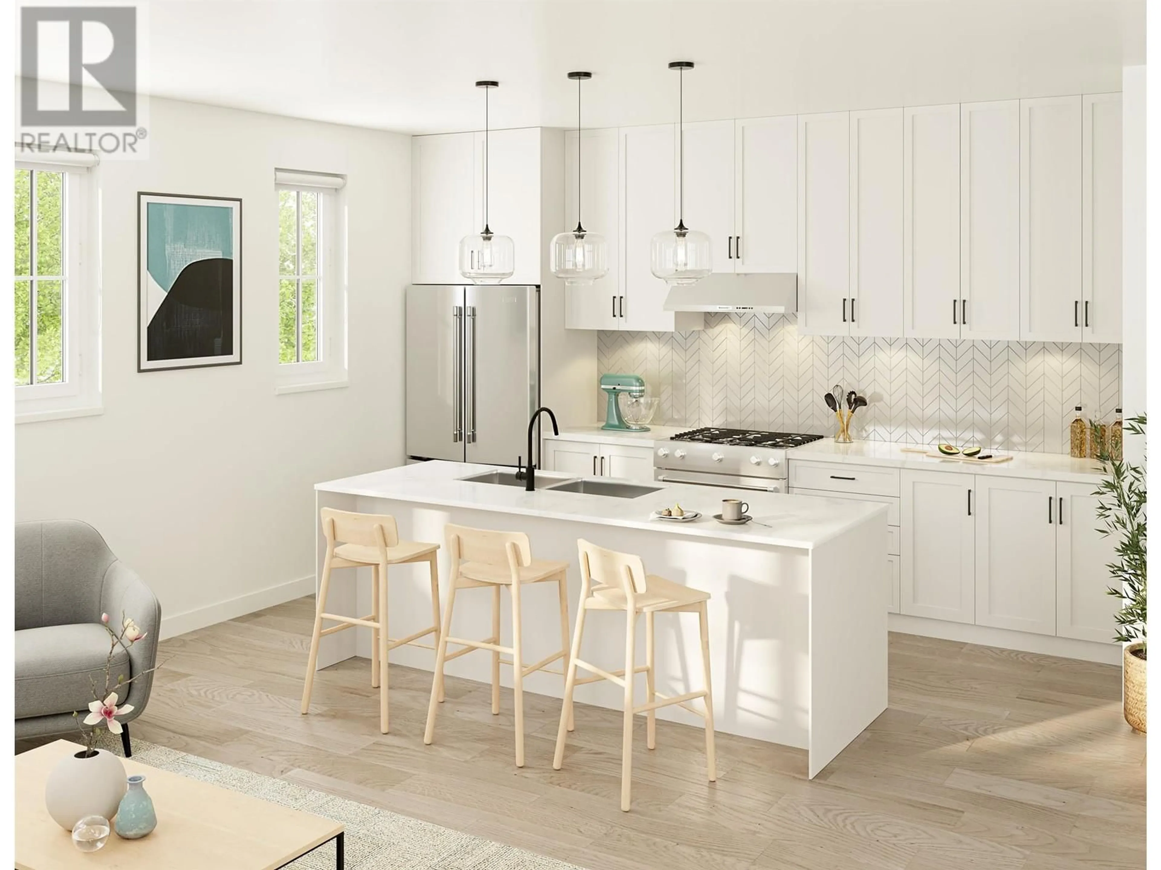 Open concept kitchen, ceramic/tile floor for SL57 - 720 ROBINSON STREET, Coquitlam British Columbia V3J0P9
