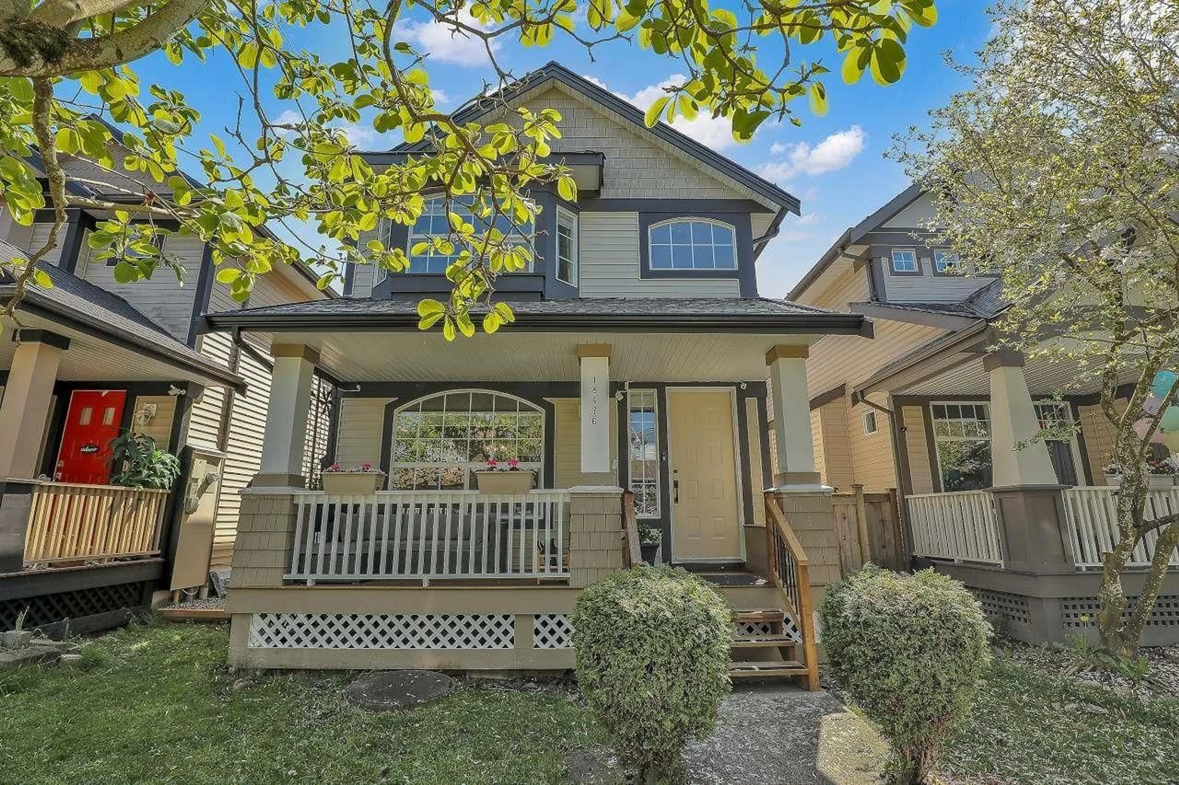Home with vinyl exterior material, street for 18476 66A, Surrey British Columbia V3S9B1