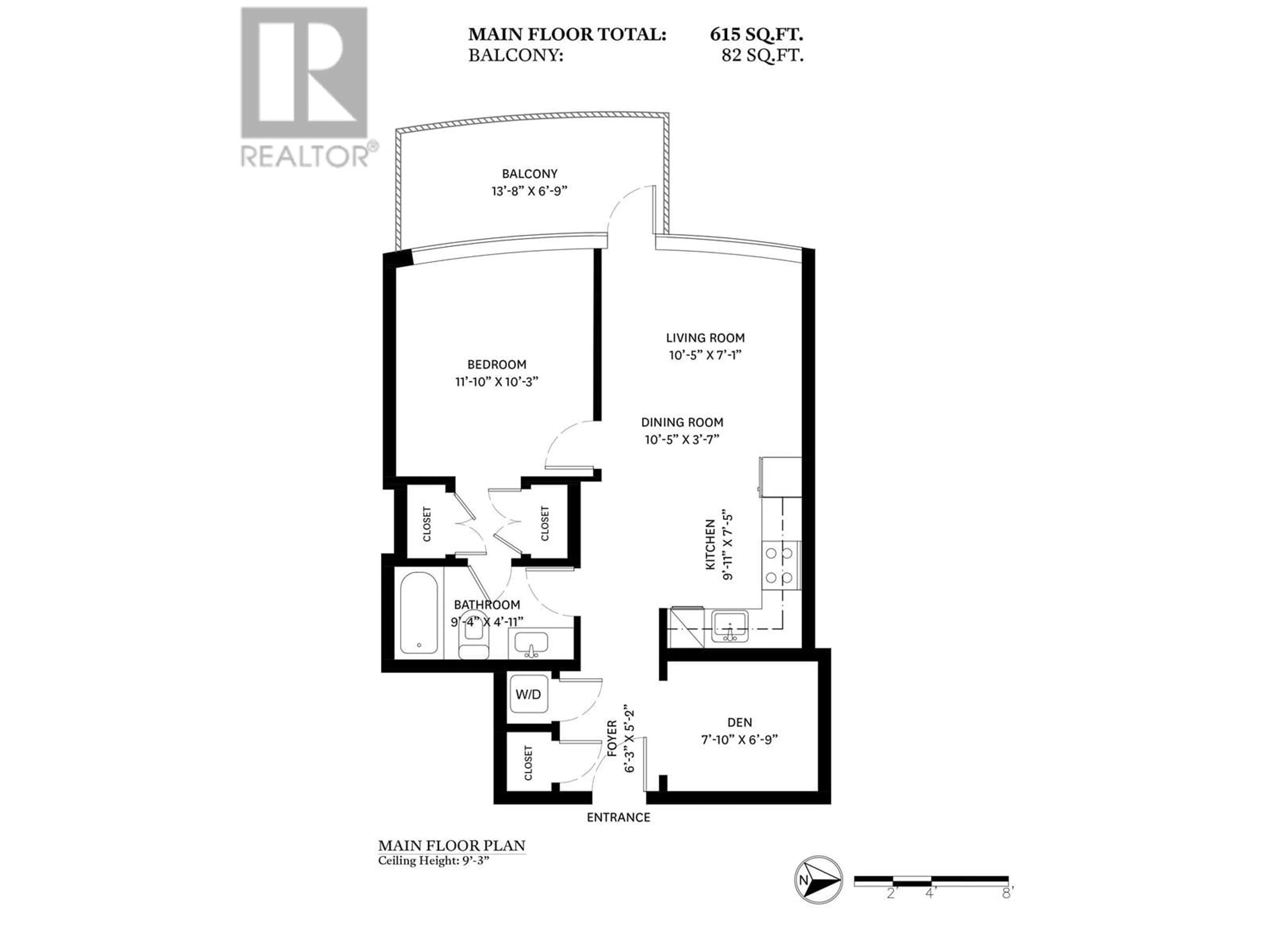 Floor plan for 3002 - 4900 LENNOX LANE, Burnaby British Columbia V5H0G9