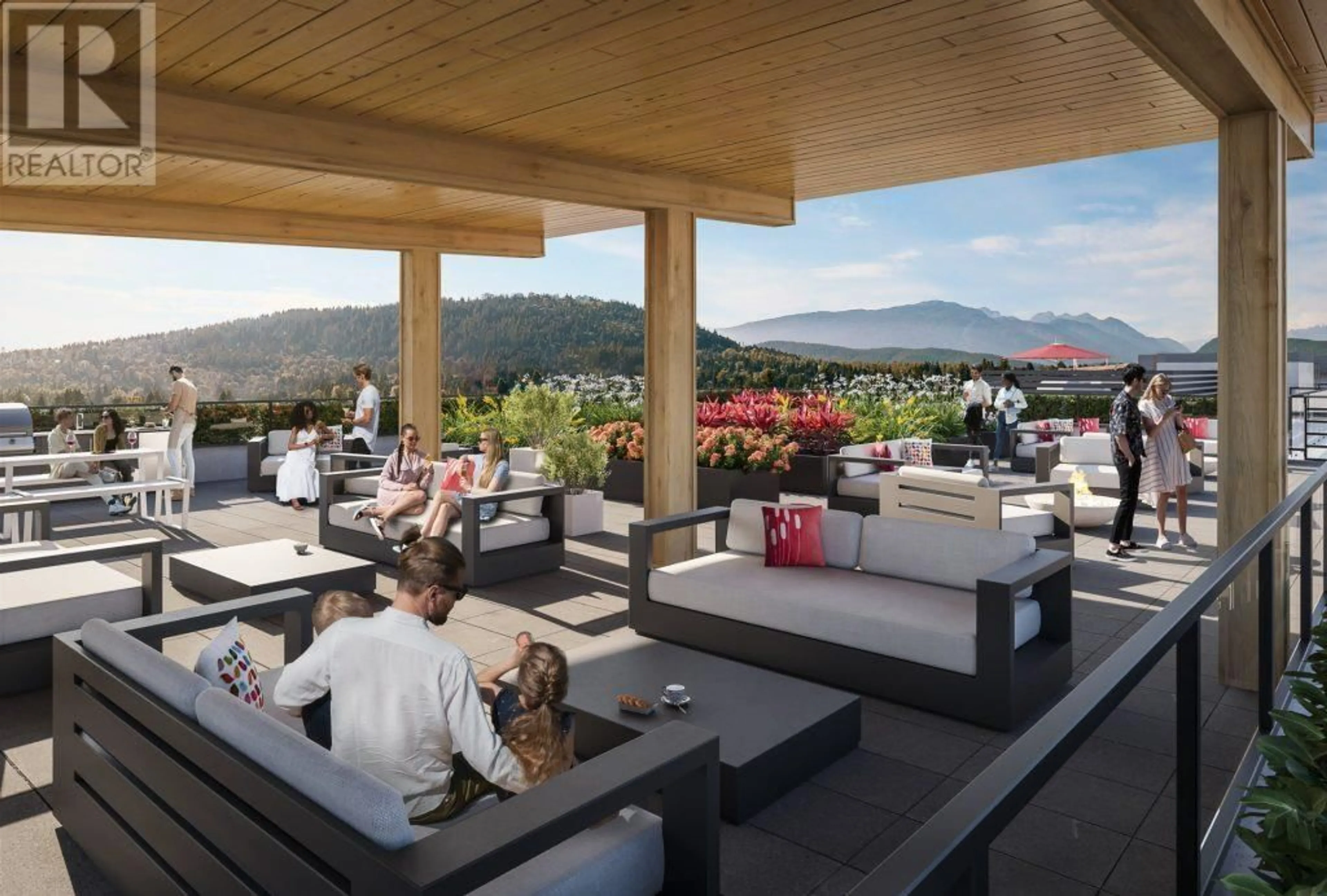 Patio, mountain view for 201 - 723 GROVER AVENUE, Coquitlam British Columbia V3J4G2