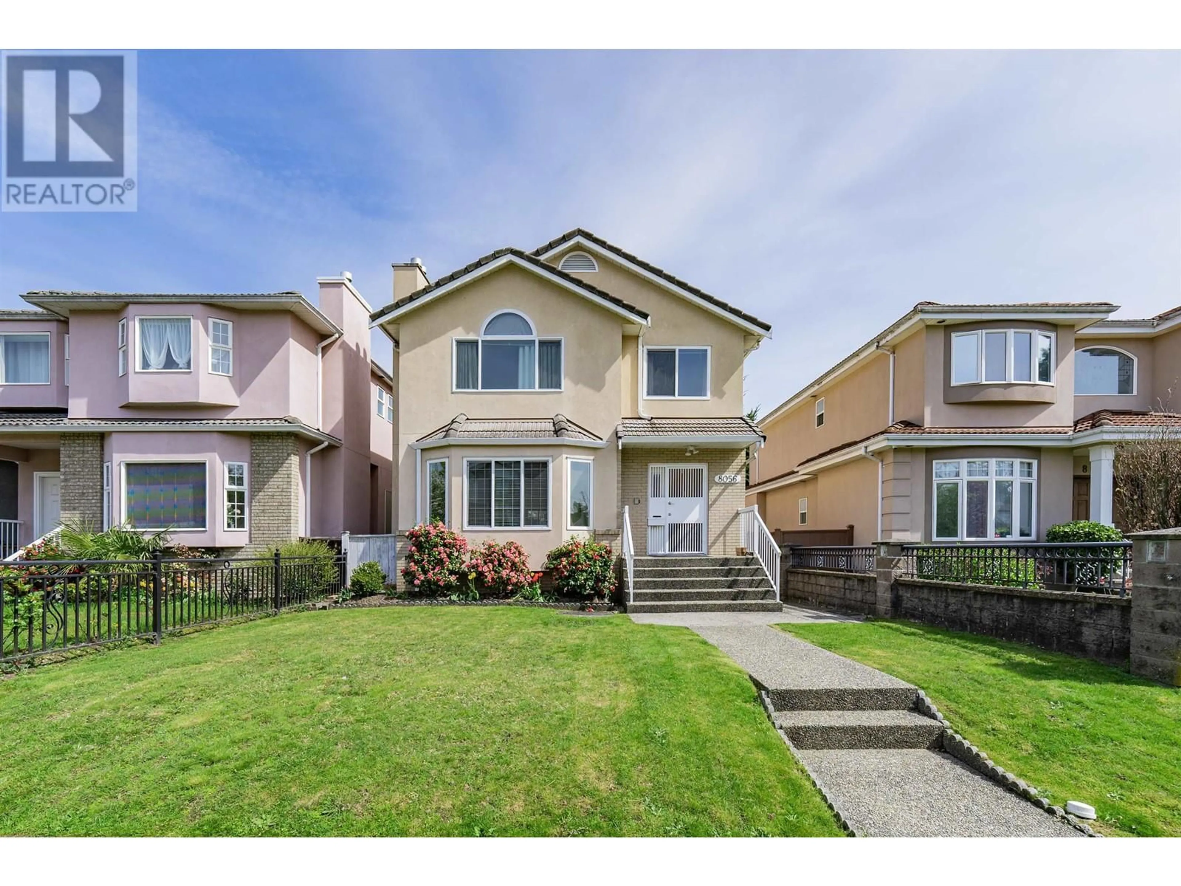 Home with vinyl exterior material, street for 8056 MONTCALM STREET, Vancouver British Columbia V6P4P5