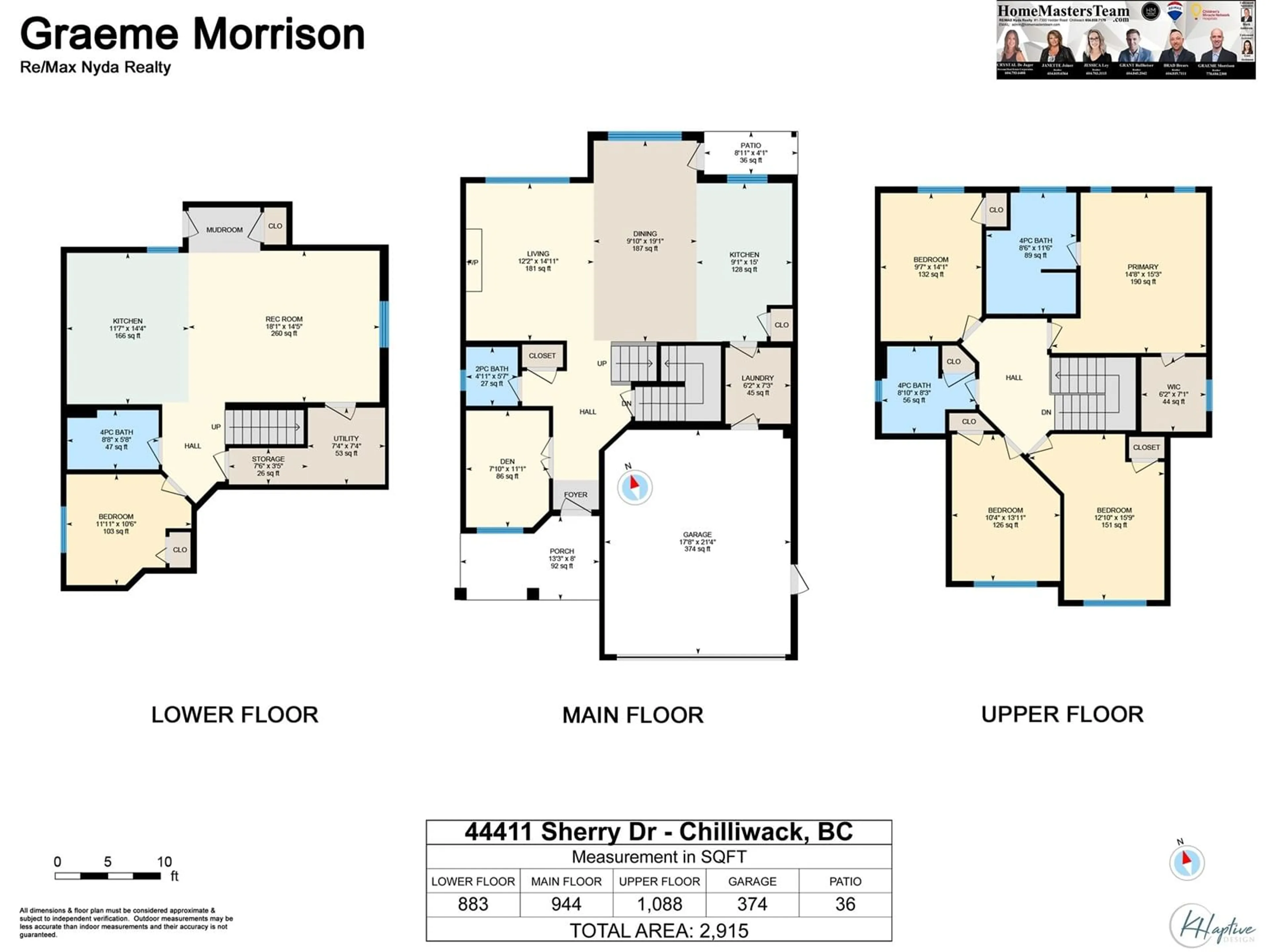 Floor plan for 44411 SHERRY DRIVE, Chilliwack British Columbia V2R0R6