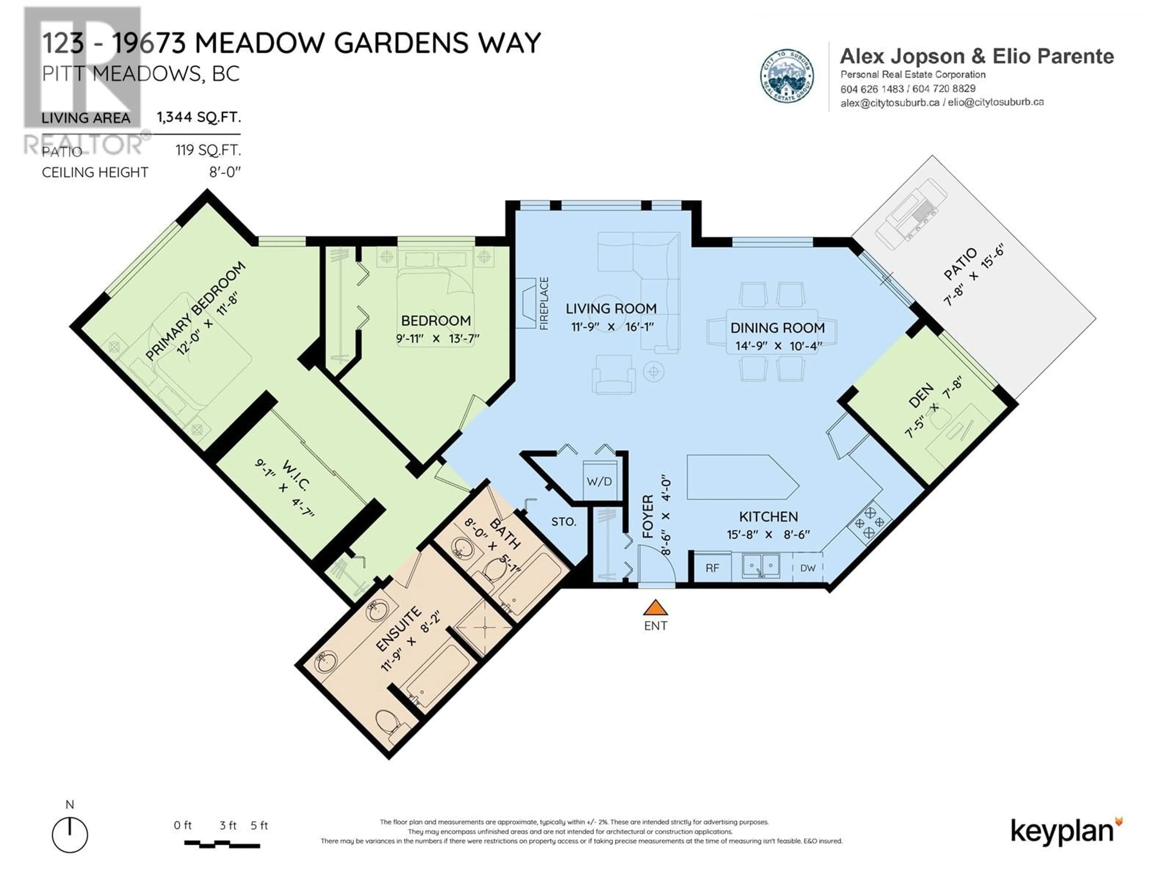 Floor plan for 123 - 19673 MEADOW GARDENS WAY, Pitt Meadows British Columbia V3Y0A1