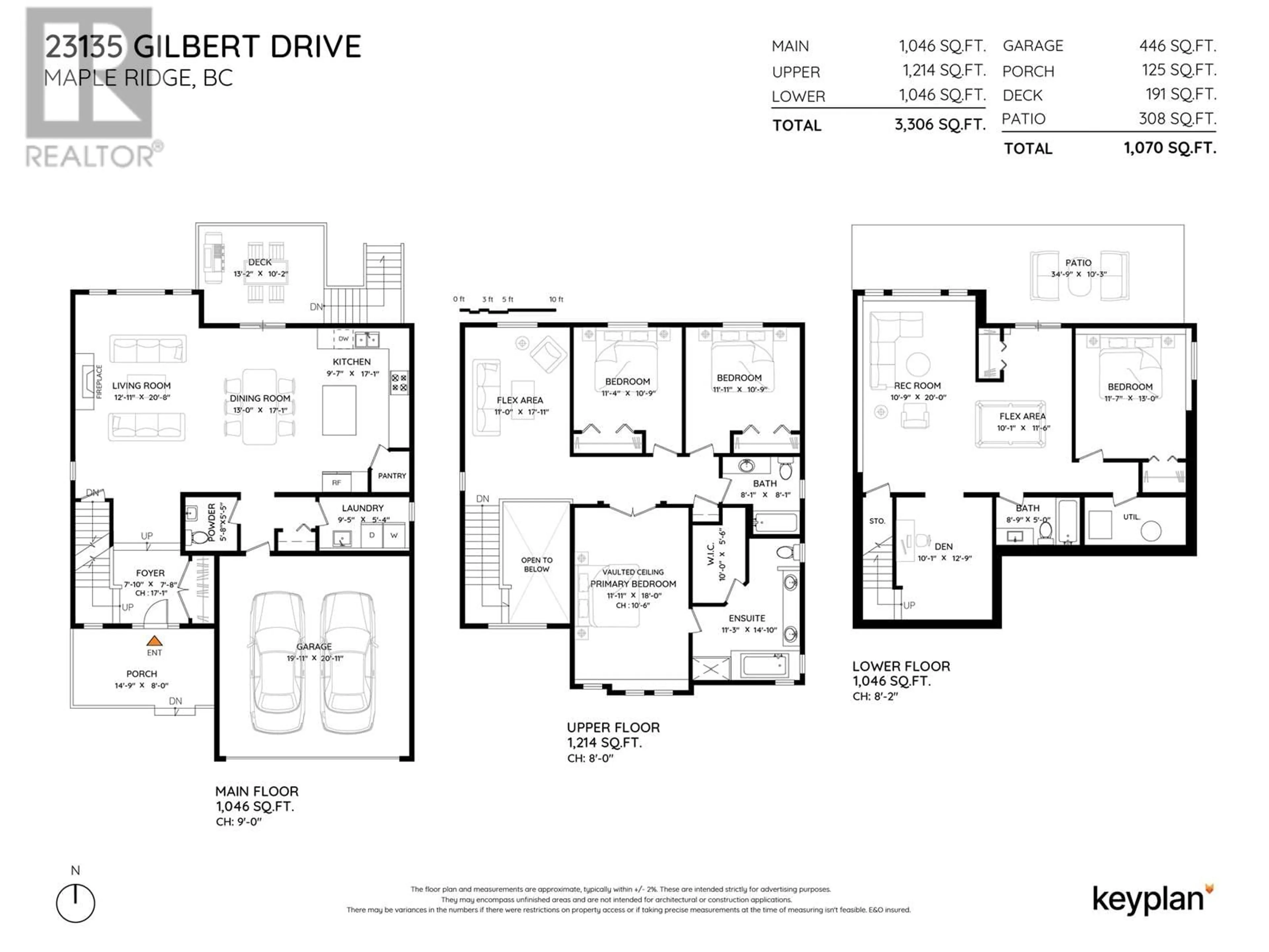 Floor plan for 23135 GILBERT DRIVE, Maple Ridge British Columbia V4R0C3