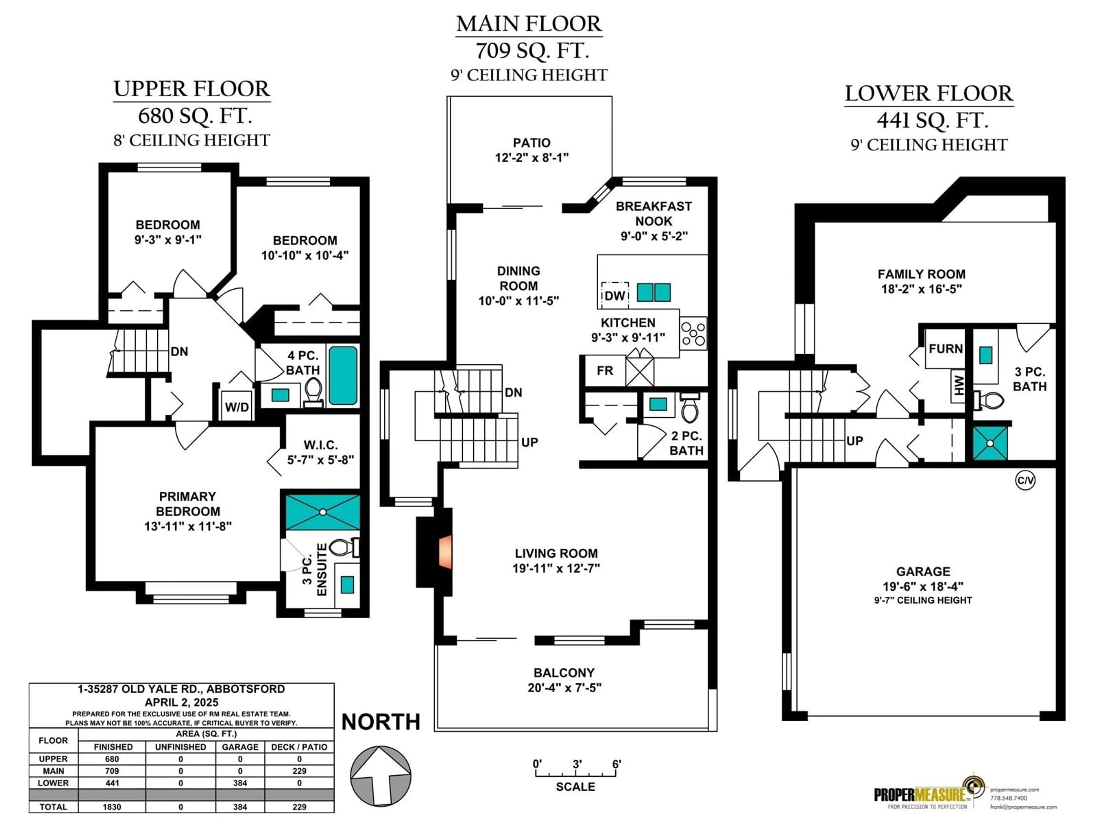 Floor plan for 1 - 35287 OLD YALE, Abbotsford British Columbia V3G8H5