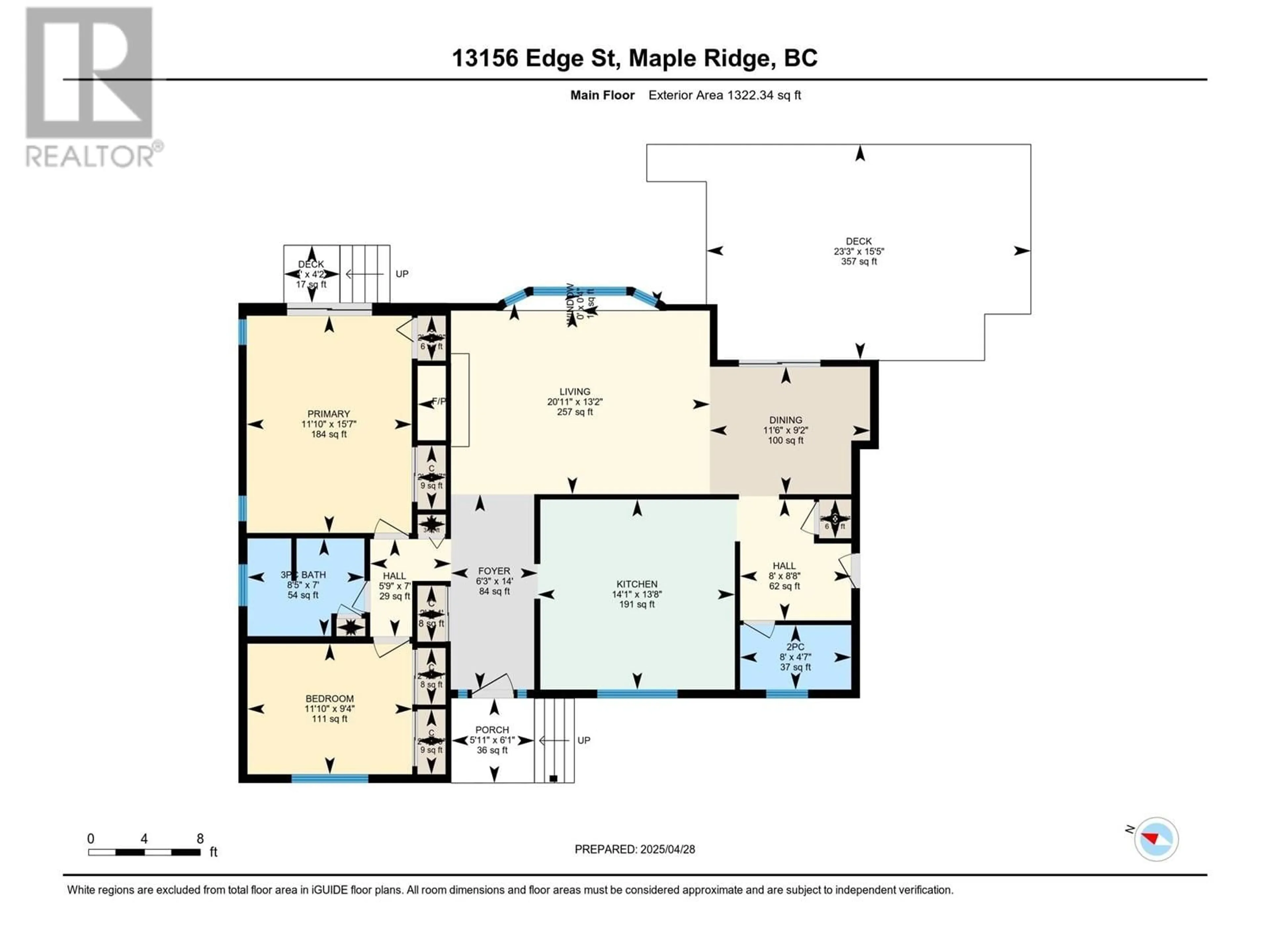 Floor plan for 13156 EDGE STREET, Maple Ridge British Columbia V4R2R2