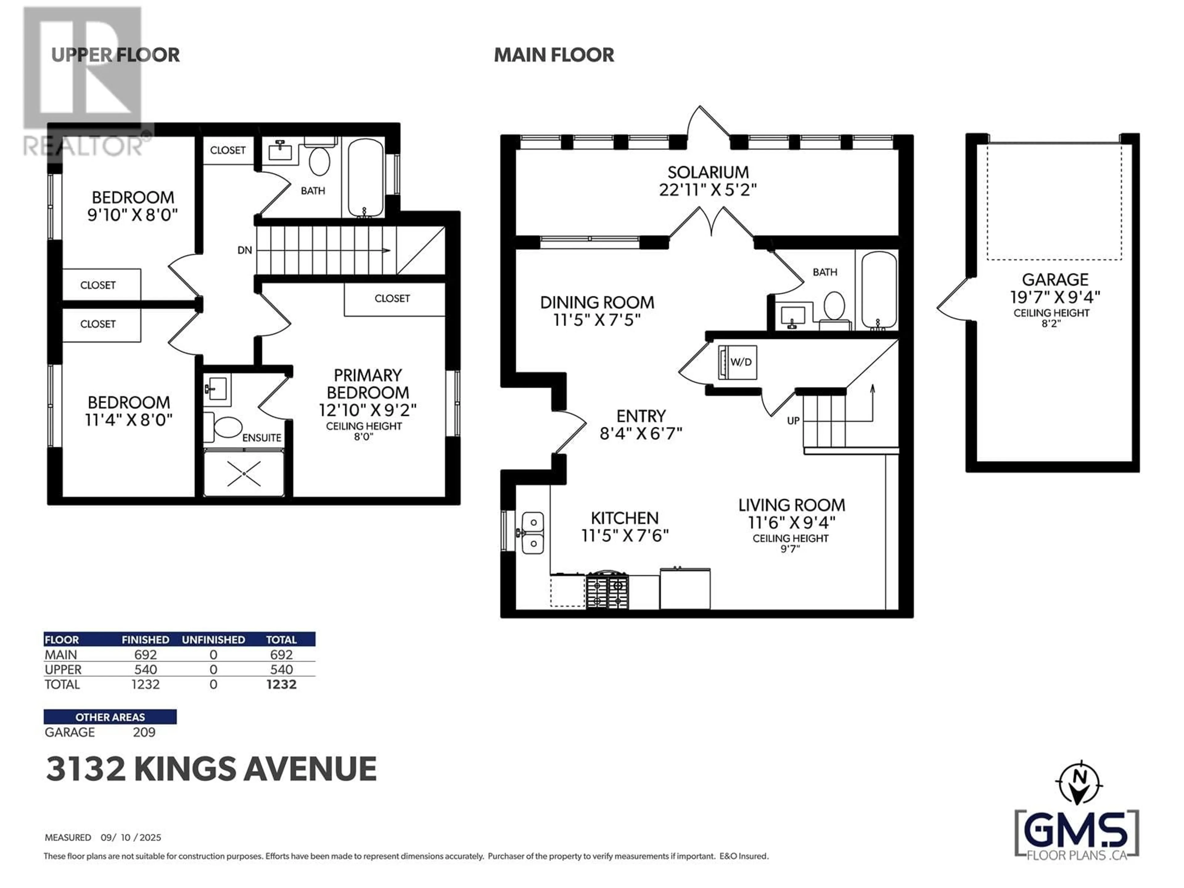 Floor plan for 3132 KINGS AVENUE, Vancouver British Columbia V5R4T4