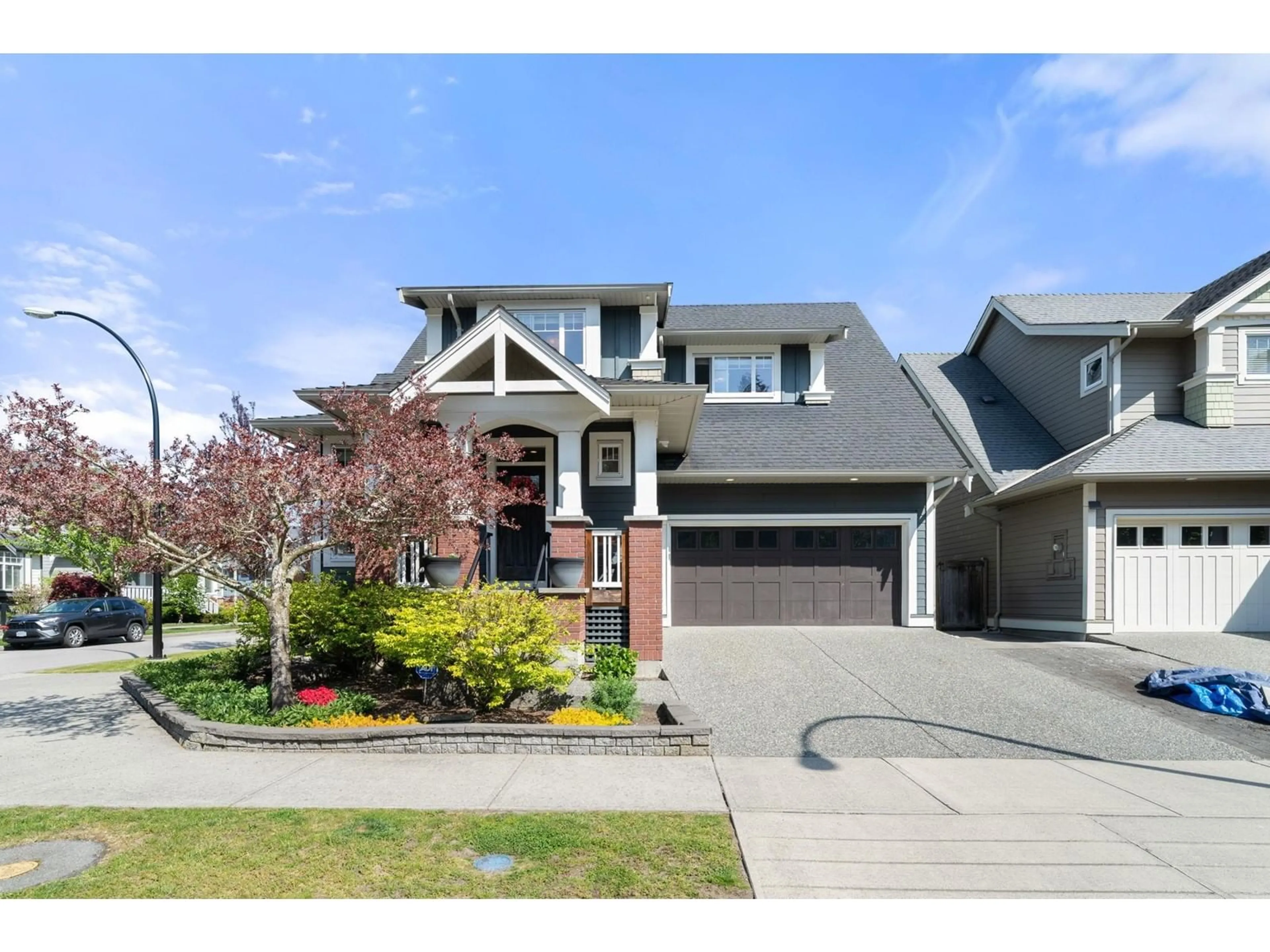 Home with brick exterior material, street for 17263 0A, Surrey British Columbia V3Z9P3