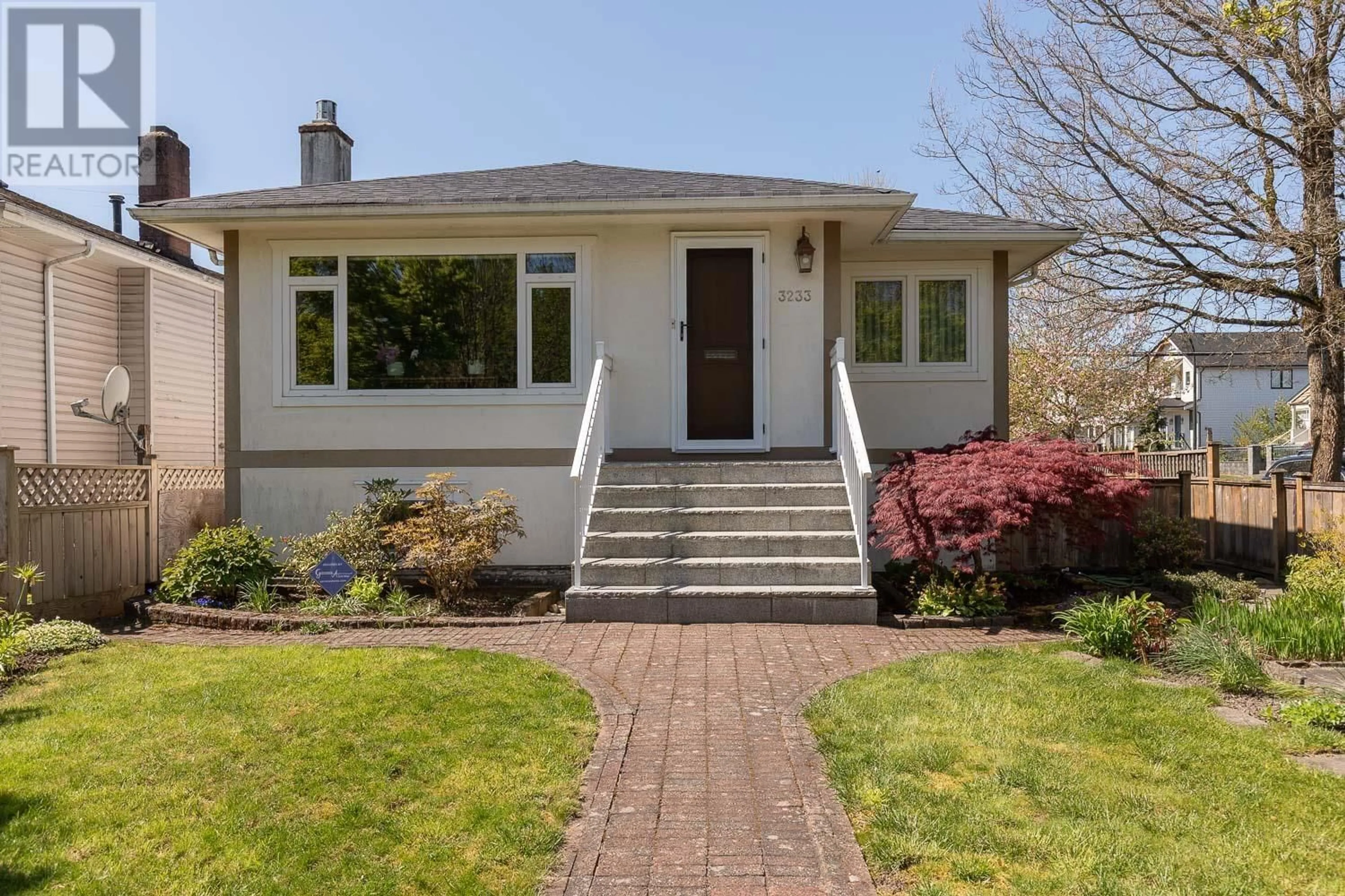 Home with vinyl exterior material, street for 3233 PENTICTON STREET, Vancouver British Columbia V5M3C7