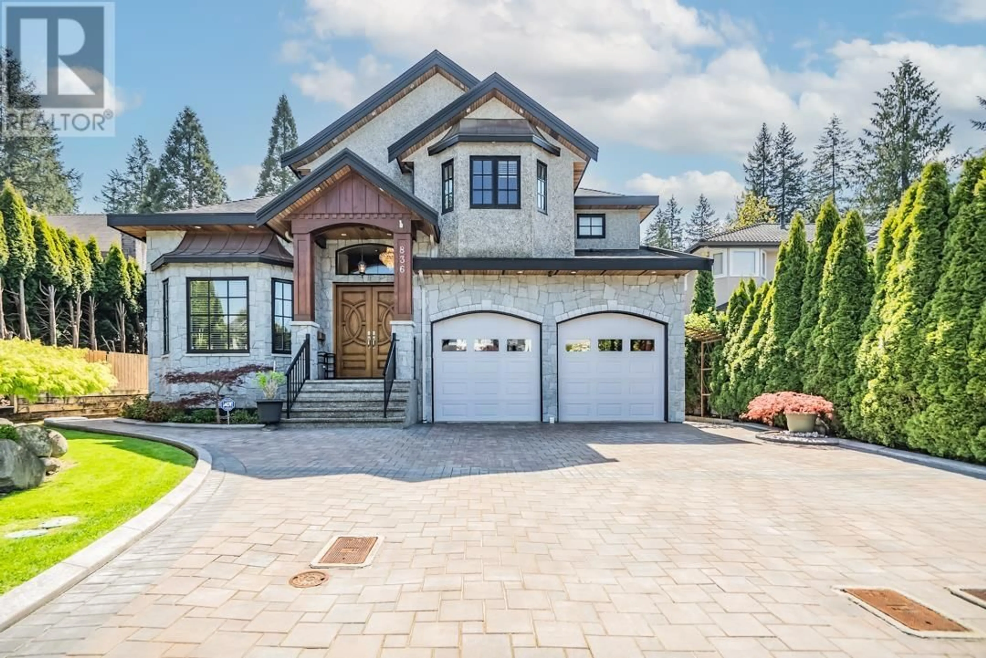 Home with brick exterior material, street for 836 SPRICE AVENUE, Coquitlam British Columbia V3J2P1