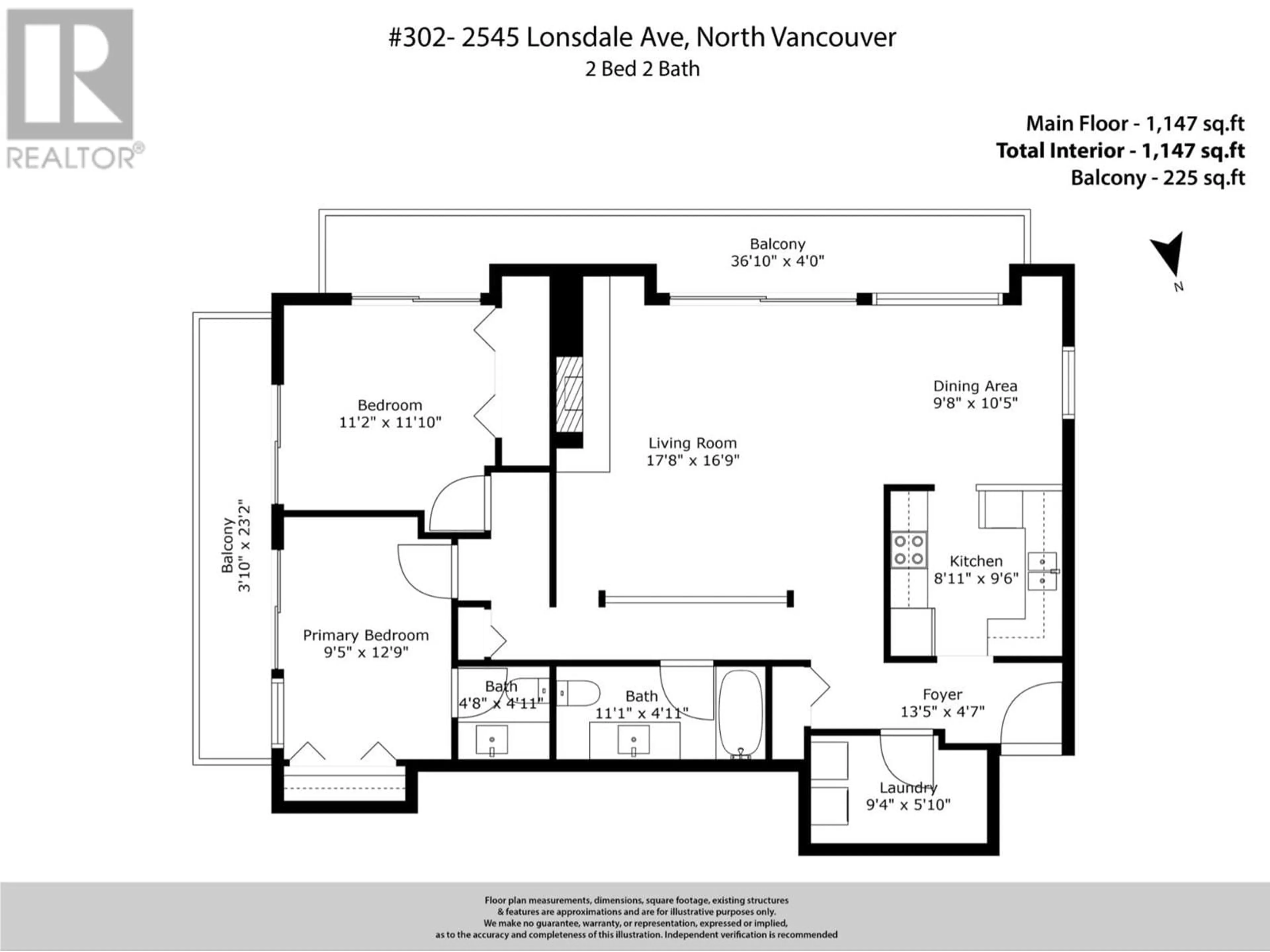 Floor plan for 302 - 2545 LONSDALE AVENUE, North Vancouver British Columbia V7N3H7