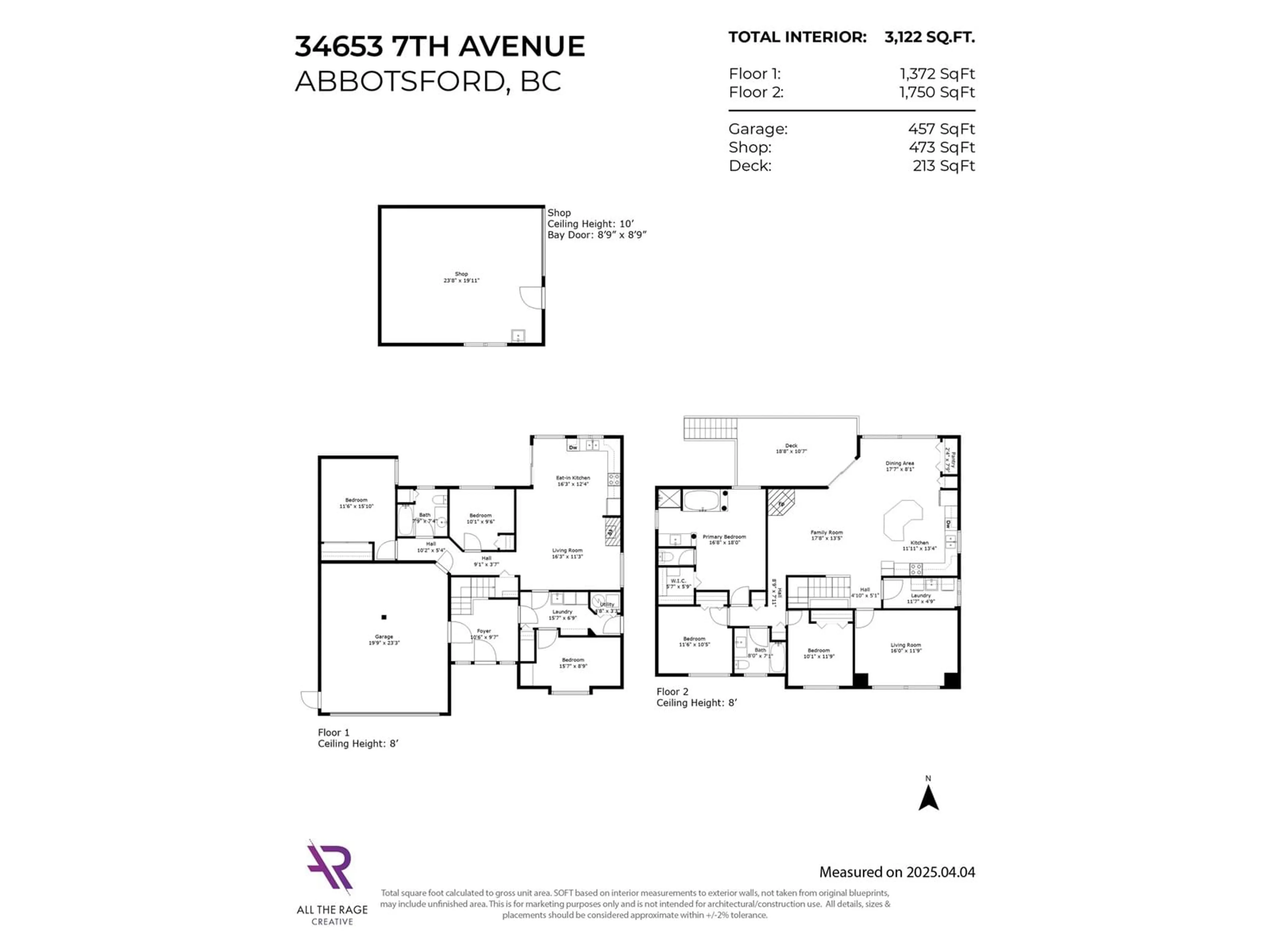 Floor plan for 34653 7TH, Abbotsford British Columbia V2S8C4
