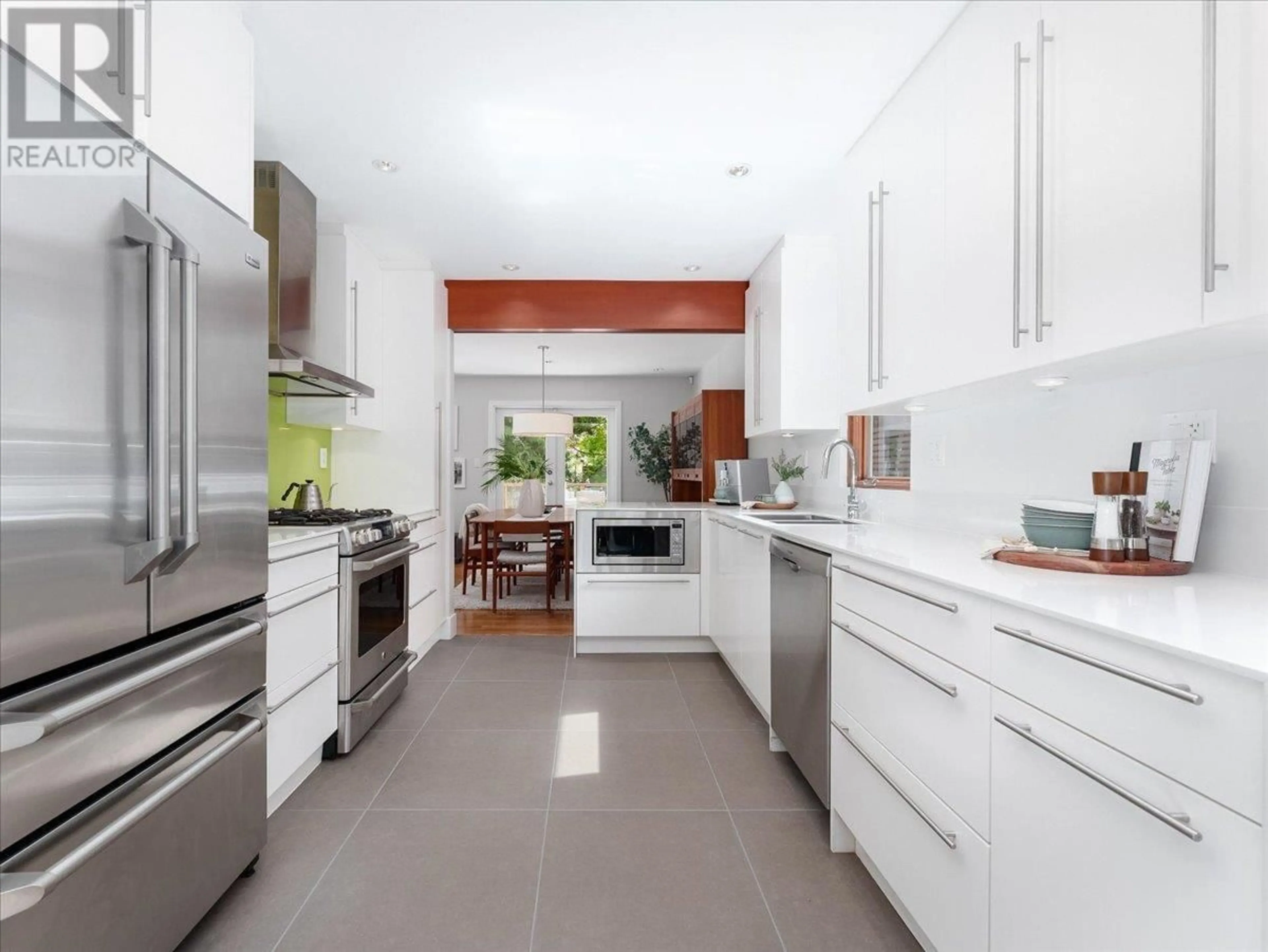 Contemporary kitchen, ceramic/tile floor for 2602 KILMARNOCK CRESCENT, North Vancouver British Columbia V7J2Z5