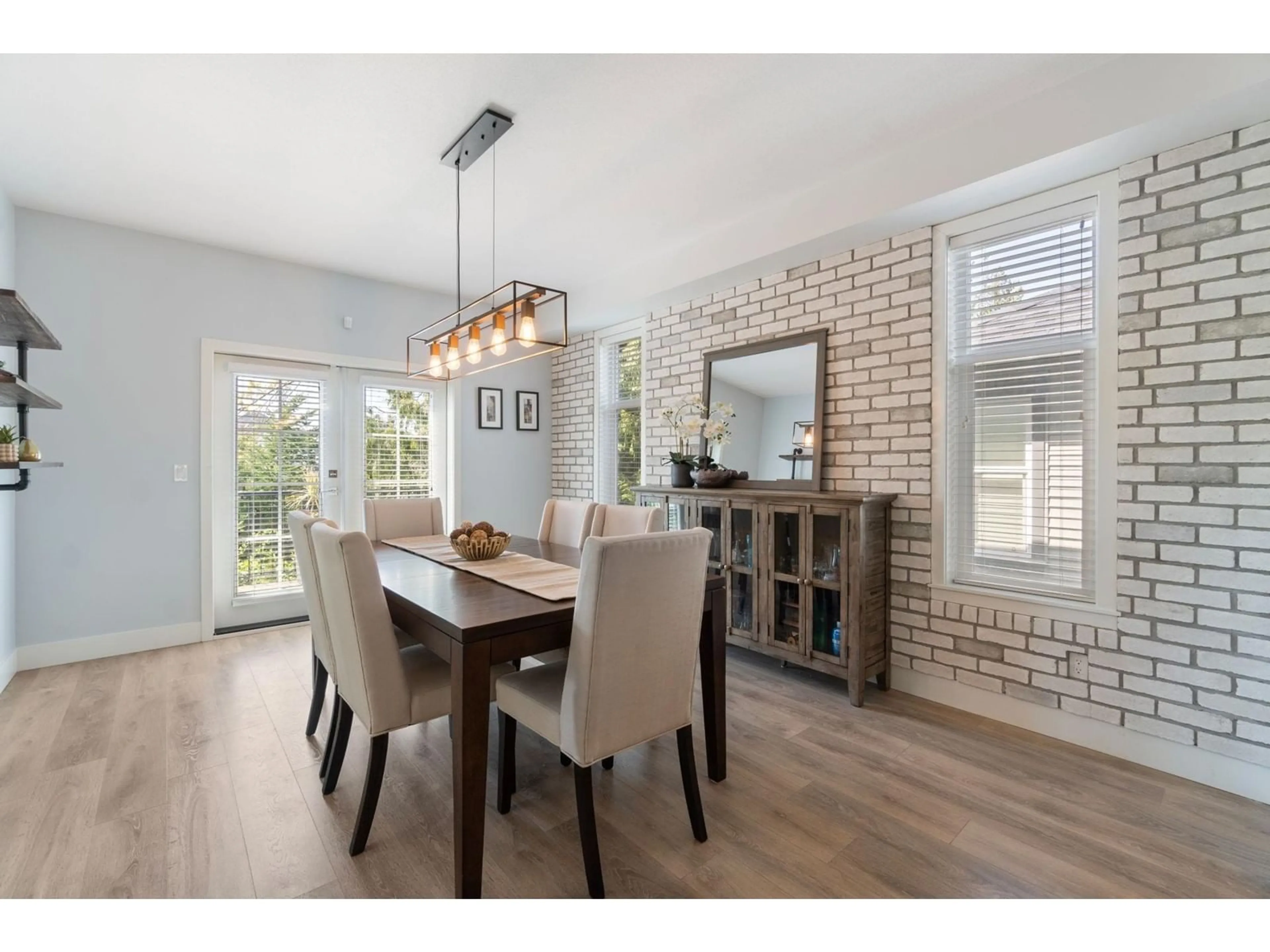 Dining room, wood/laminate floor for 81 - 8217 204B, Langley British Columbia V2Y0V6
