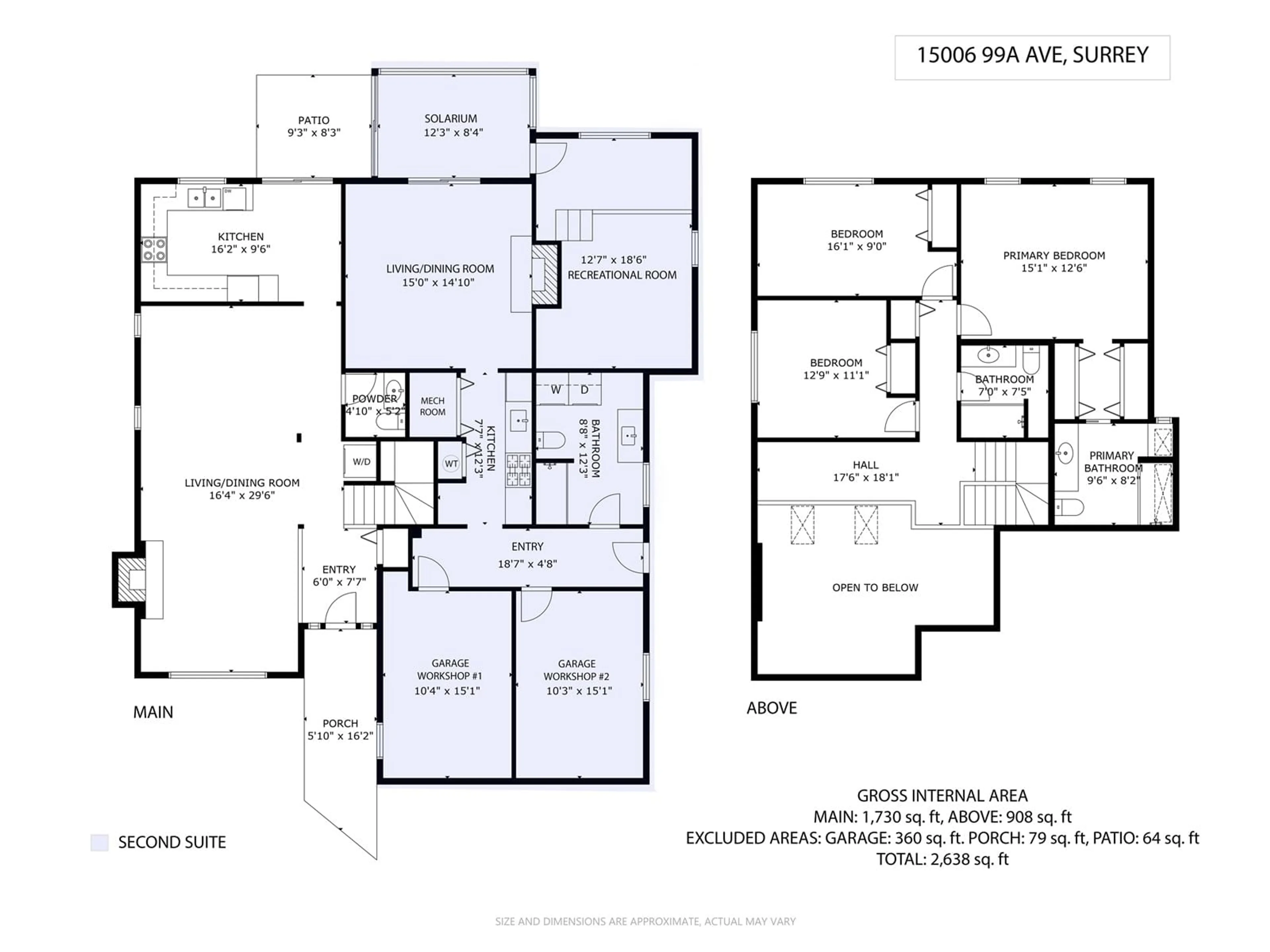 Floor plan for 15006 99A, Surrey British Columbia V3R7N1