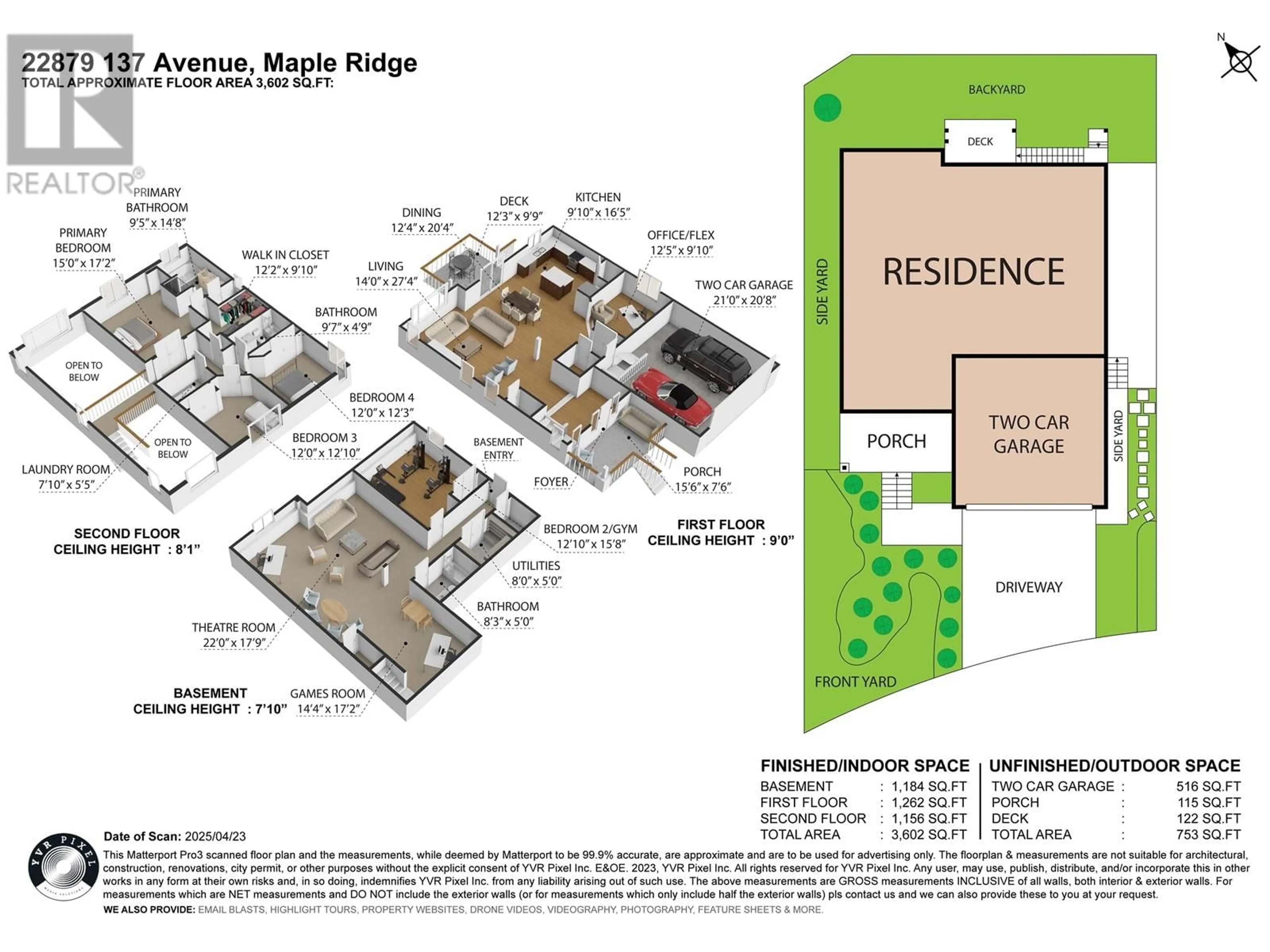 Floor plan for 22879 137 AVENUE, Maple Ridge British Columbia V4R0B6
