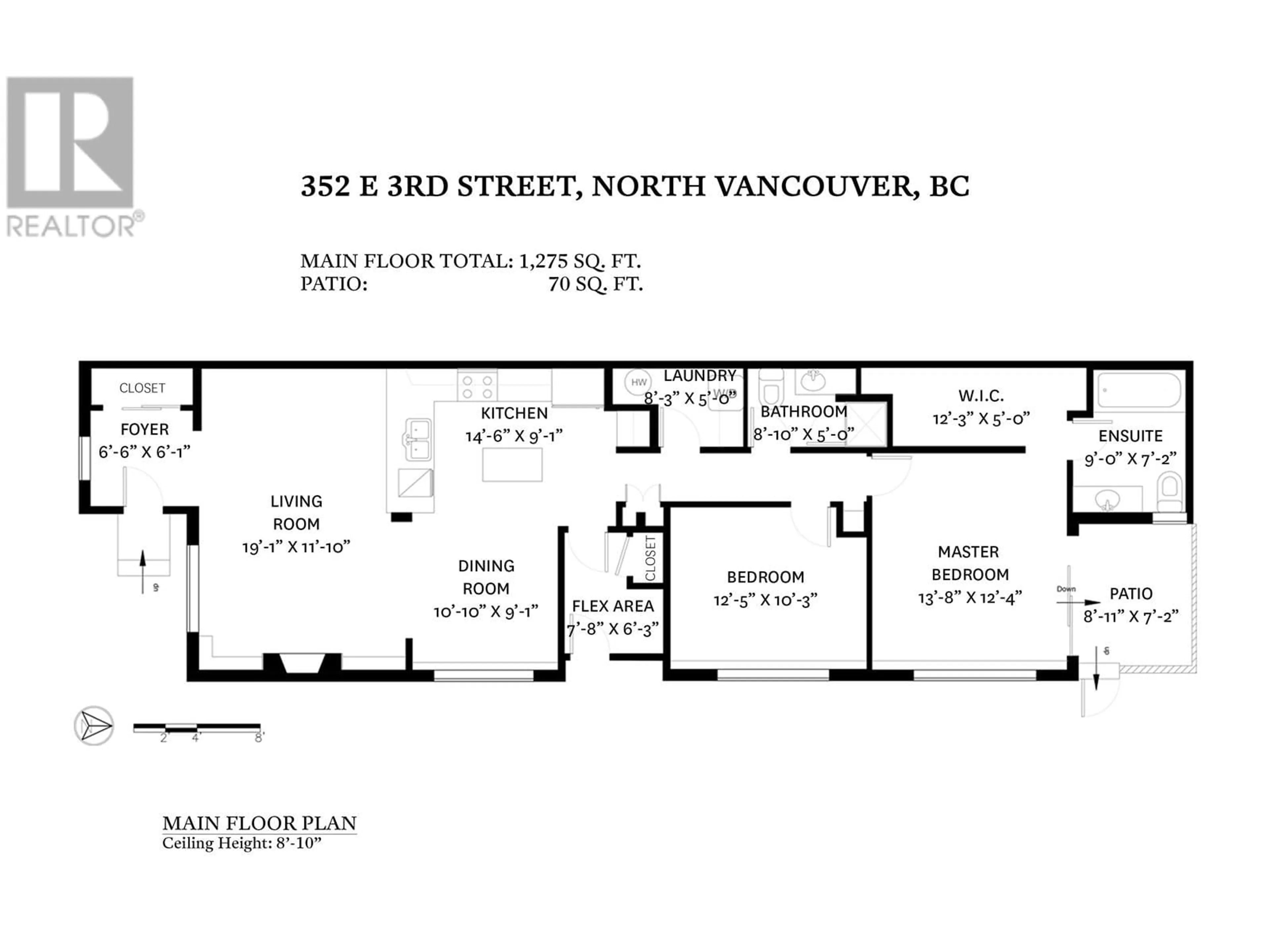 Floor plan for 352 3RD STREET, North Vancouver British Columbia V7L1E9
