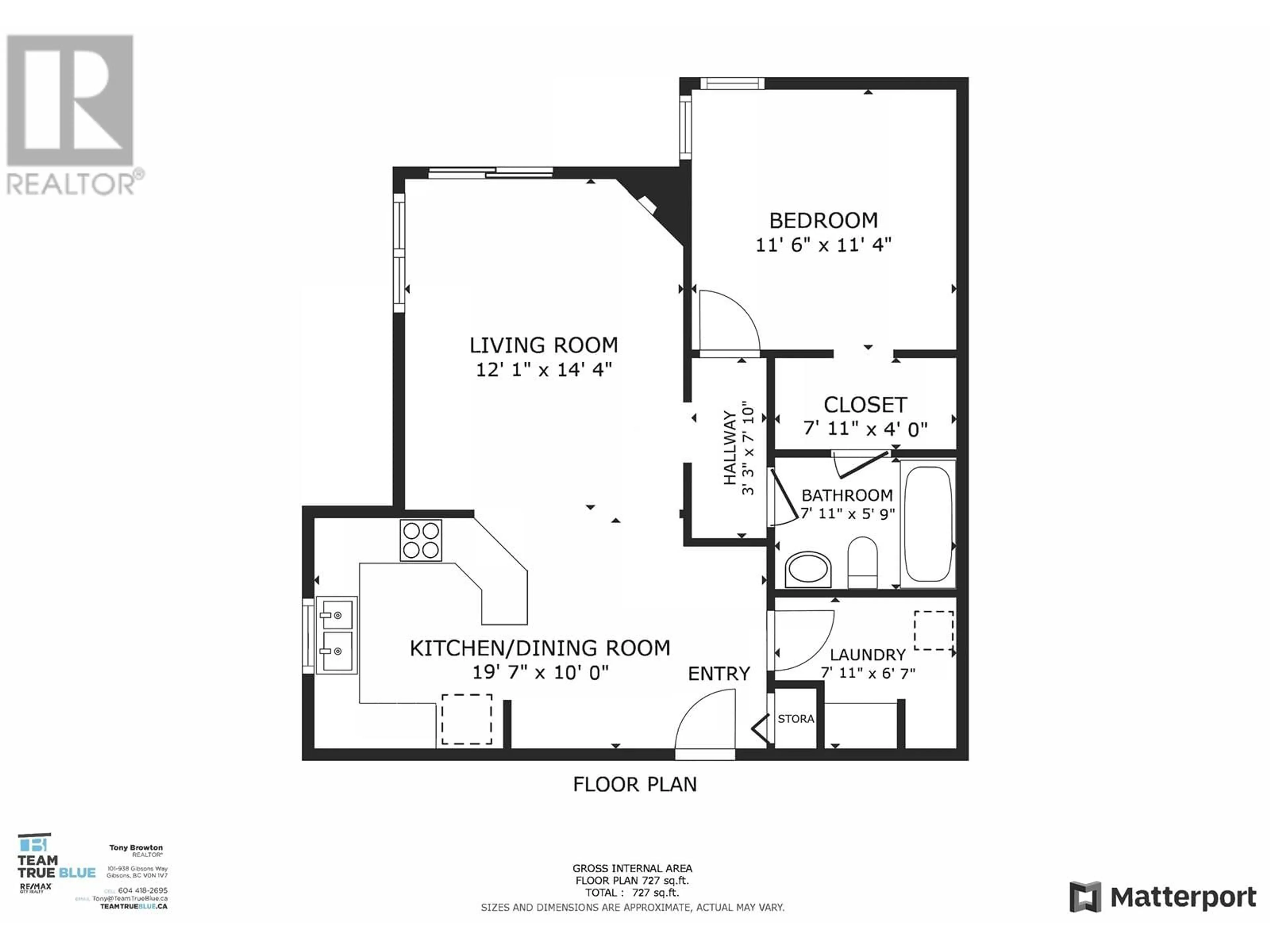 Floor plan for 35 - 689 PARK ROAD, Gibsons British Columbia V0N1V7