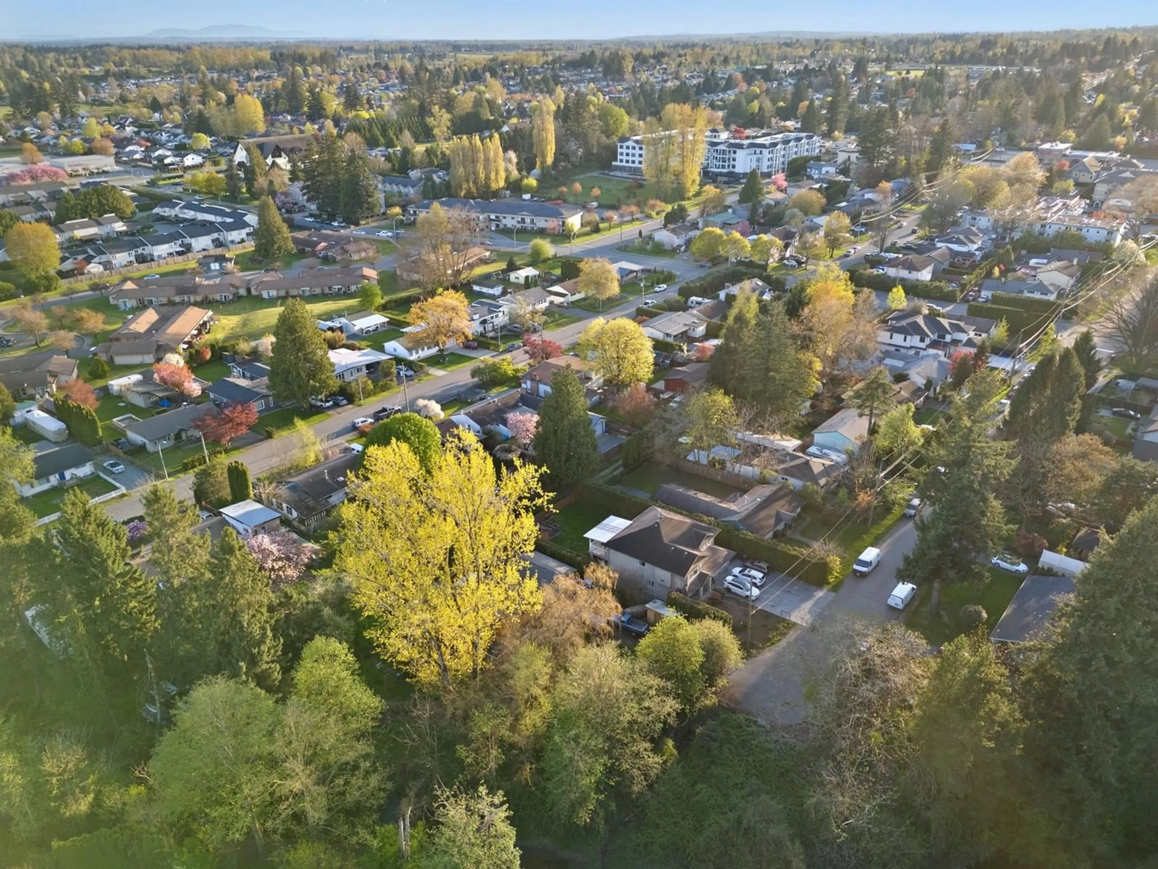 A pic from outside/outdoor area/front of a property/back of a property/a pic from drone, street for 27394 30, Langley British Columbia V3A2V3