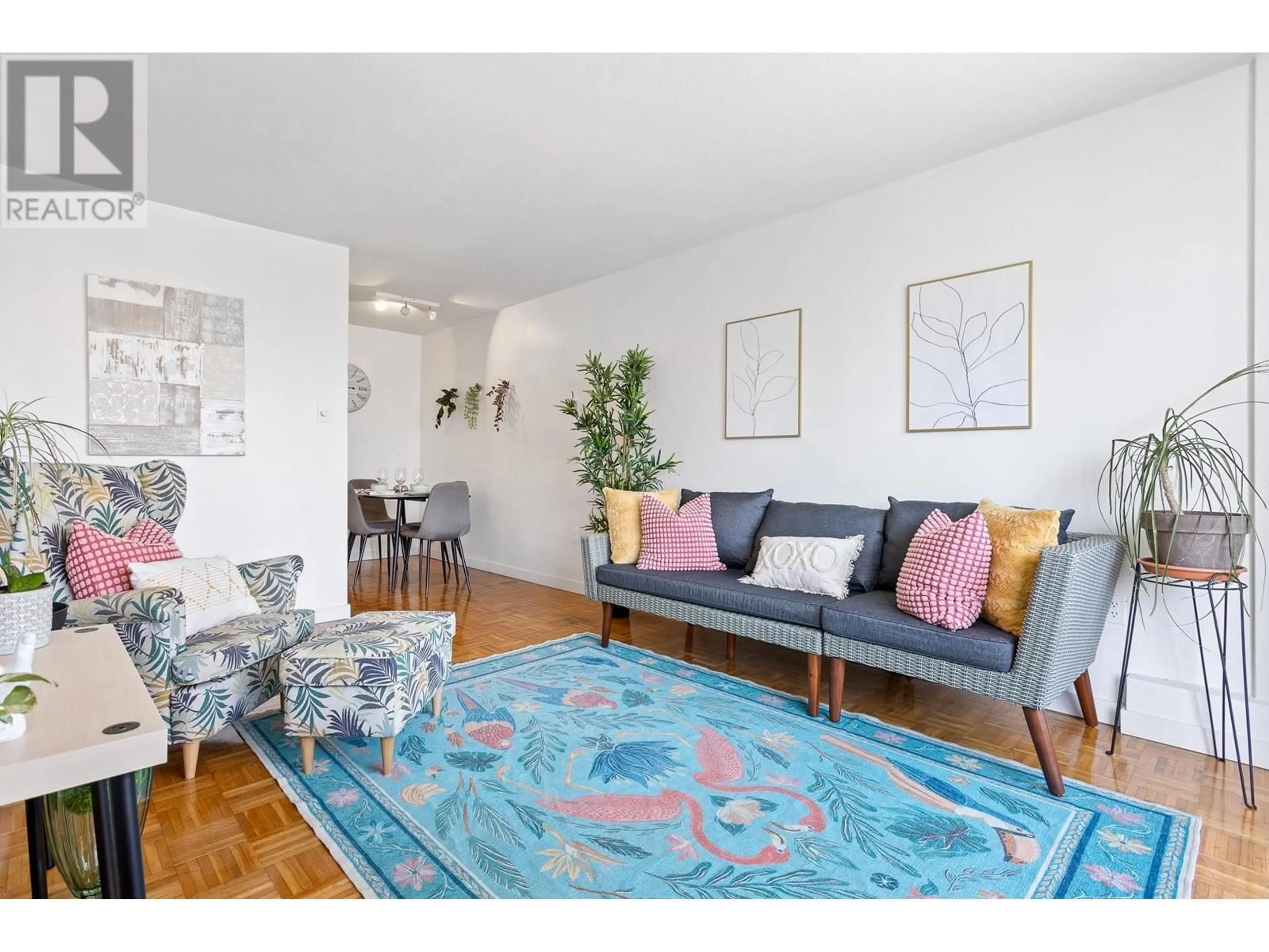 Living room with furniture, unknown for 601 - 1850 COMOX STREET, Vancouver British Columbia V6G1R3