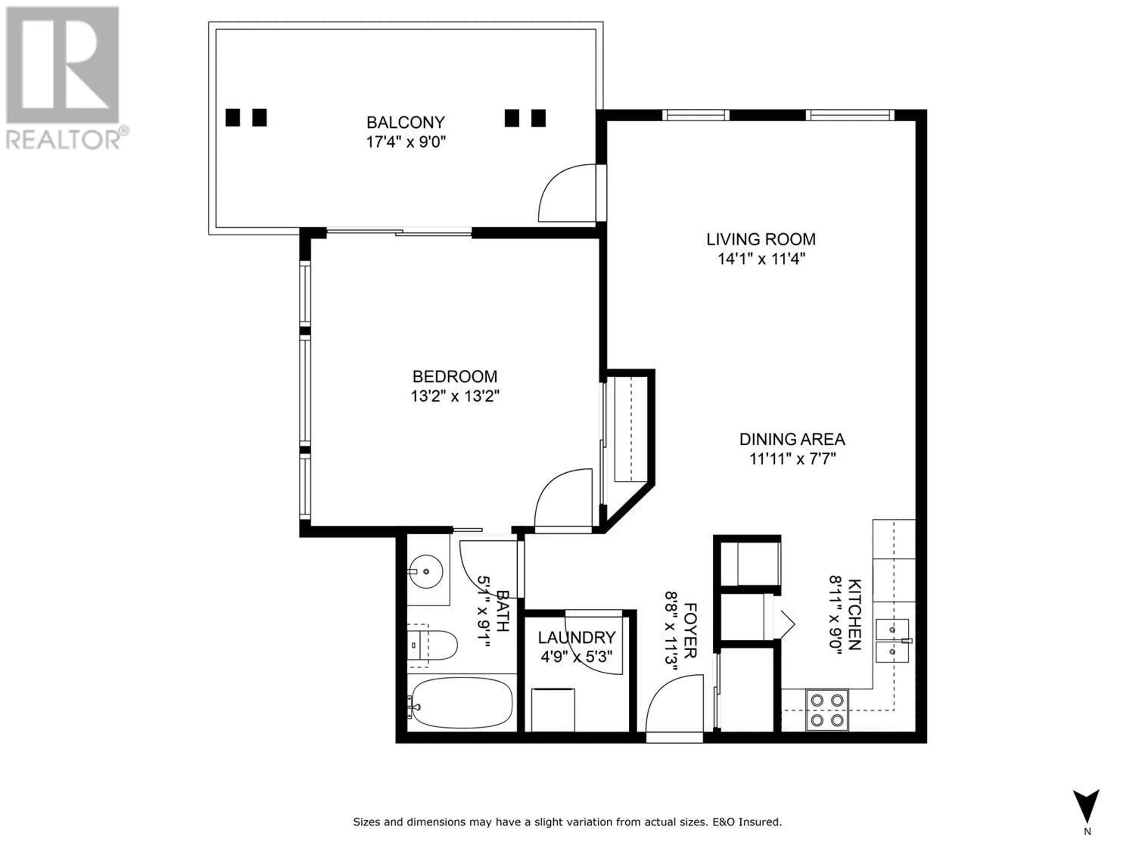 Floor plan for 206 - 20561 113 AVENUE, Maple Ridge British Columbia V2X1E2
