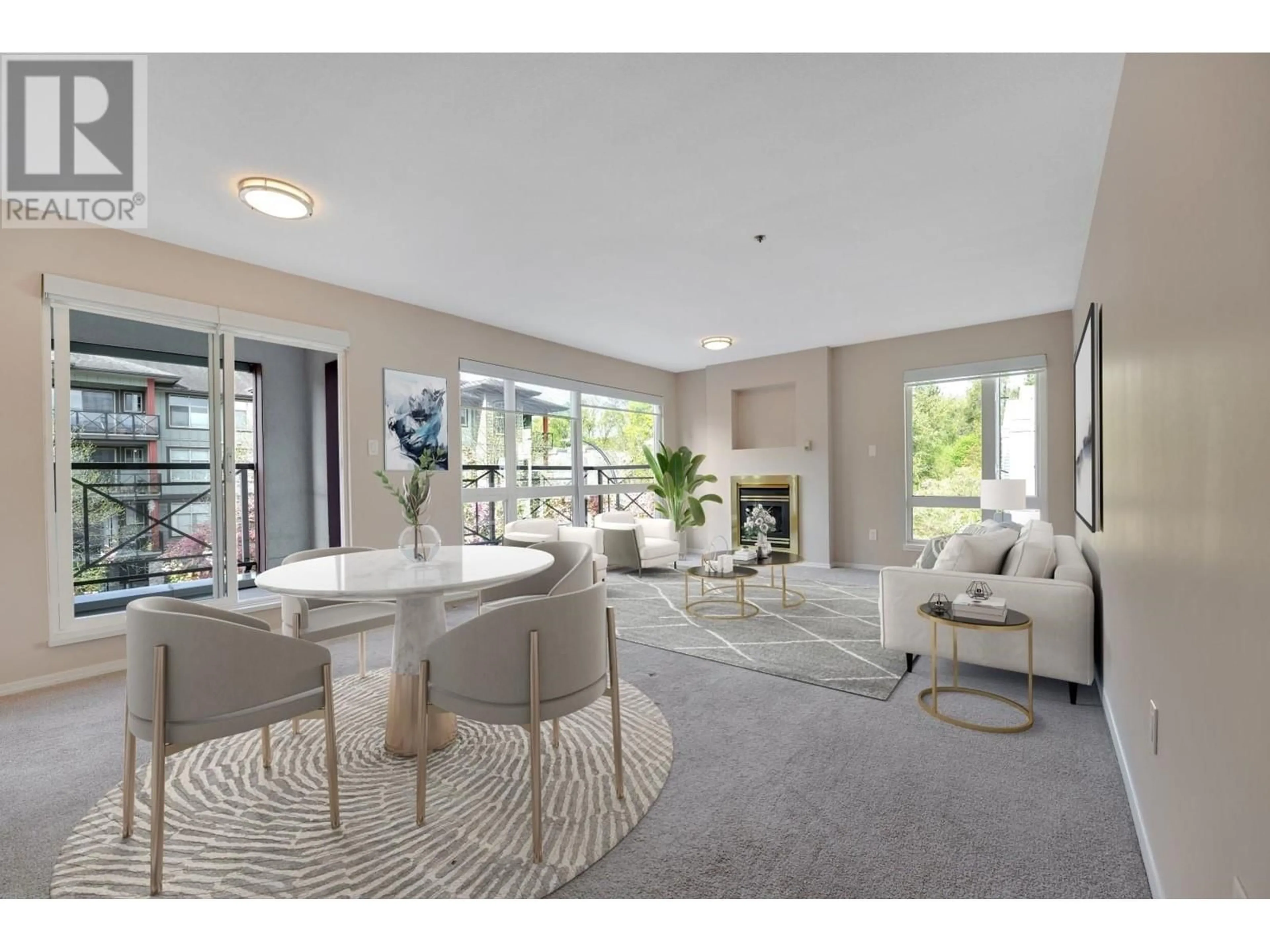 Living room with furniture, unknown for 301 - 2335 WHYTE AVENUE, Port Coquitlam British Columbia V3C2A3