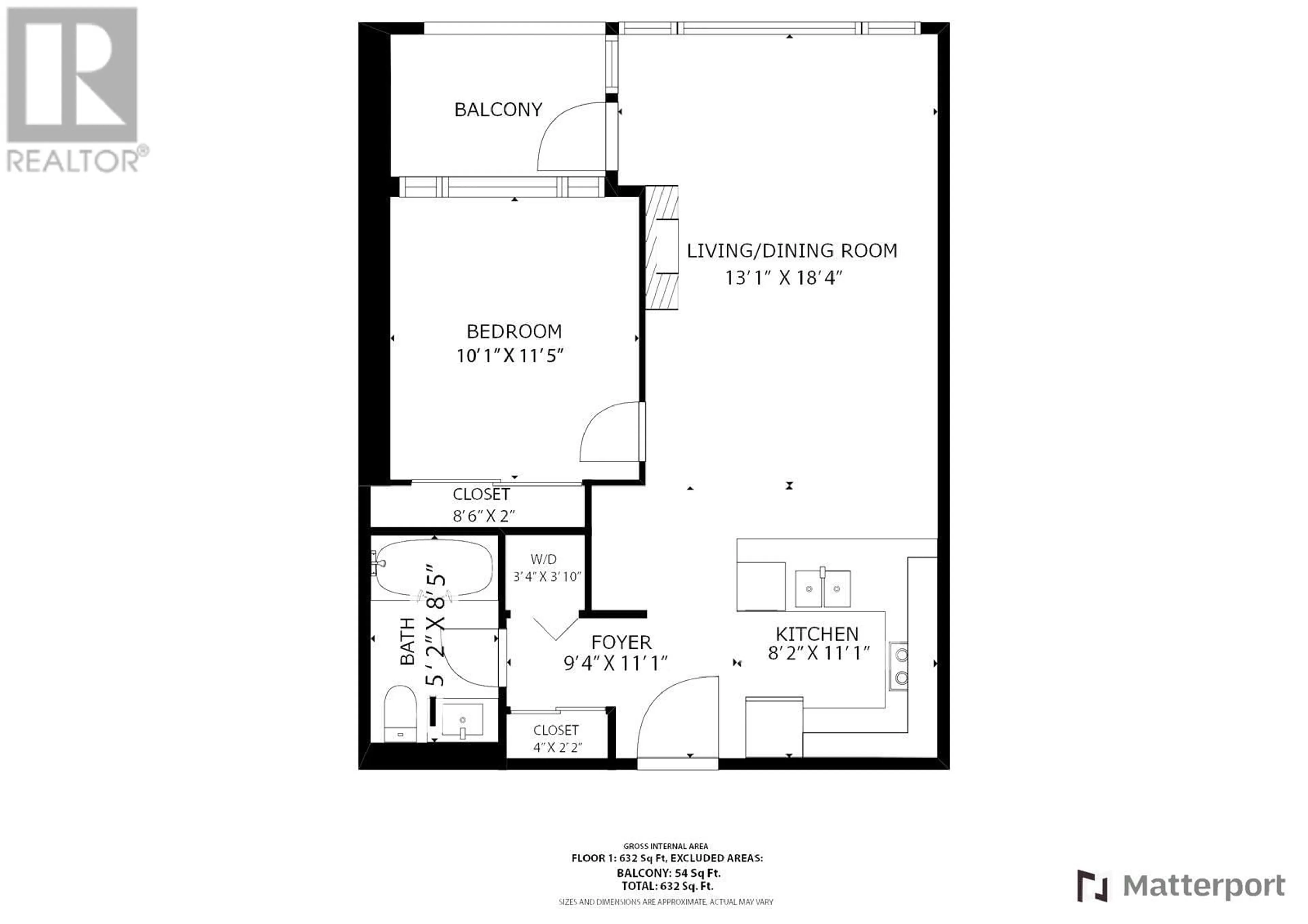 Floor plan for 505 - 4182 DAWSON STREET, Burnaby British Columbia V5C0A2