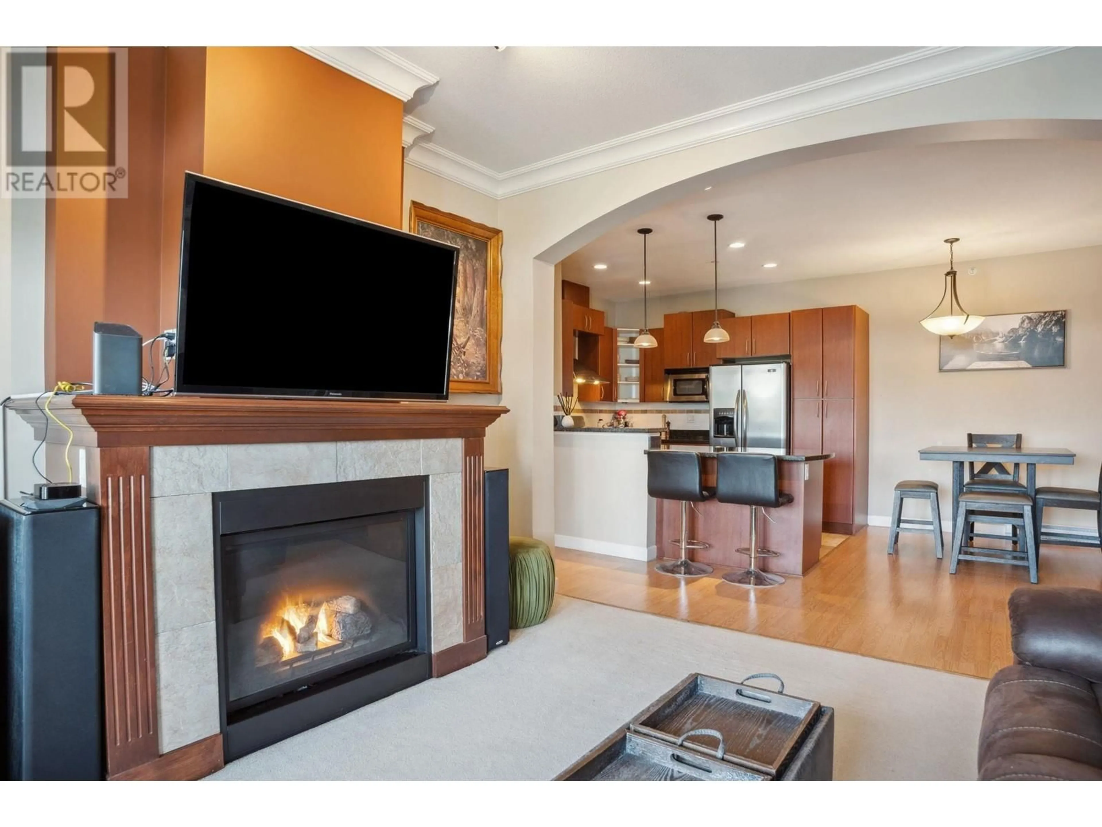 Open concept kitchen, wood/laminate floor for 308 - 976 ADAIR AVENUE, Coquitlam British Columbia V3K3V2