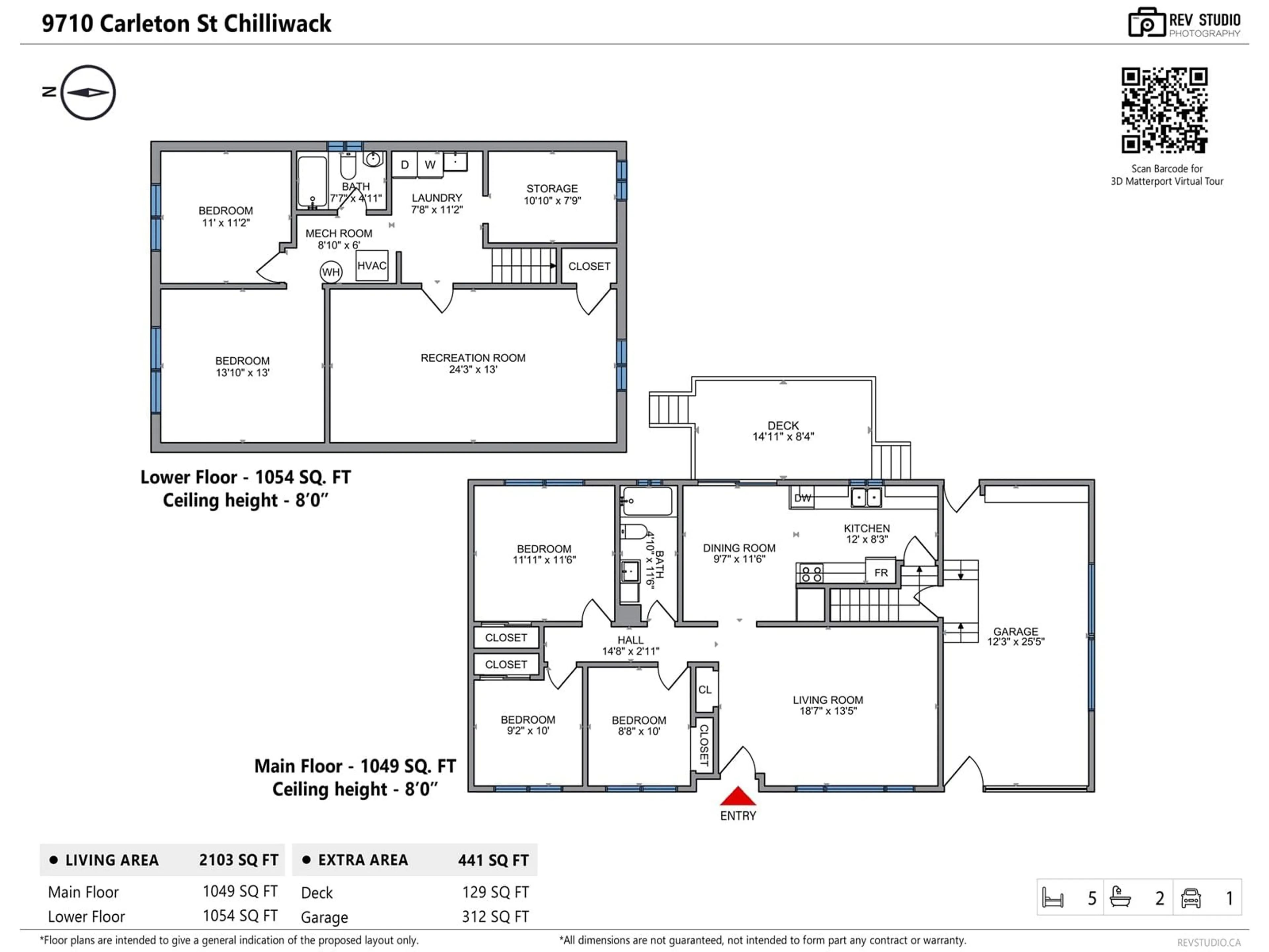 Floor plan for 9710 CARLETON STREET, Chilliwack British Columbia V2P6E3
