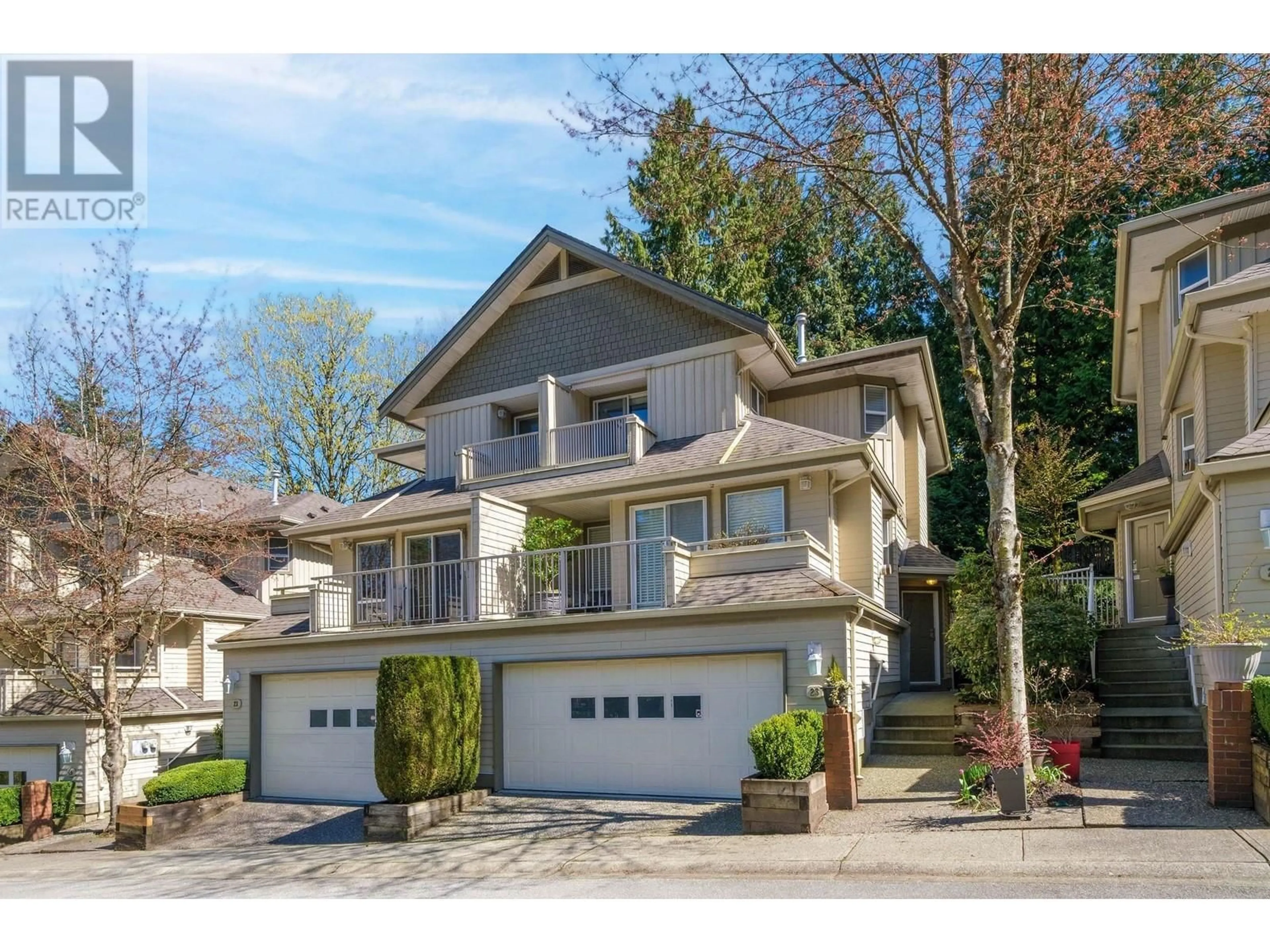 Home with vinyl exterior material, street for 23 - 8701 16TH AVENUE, Burnaby British Columbia V3N5B5