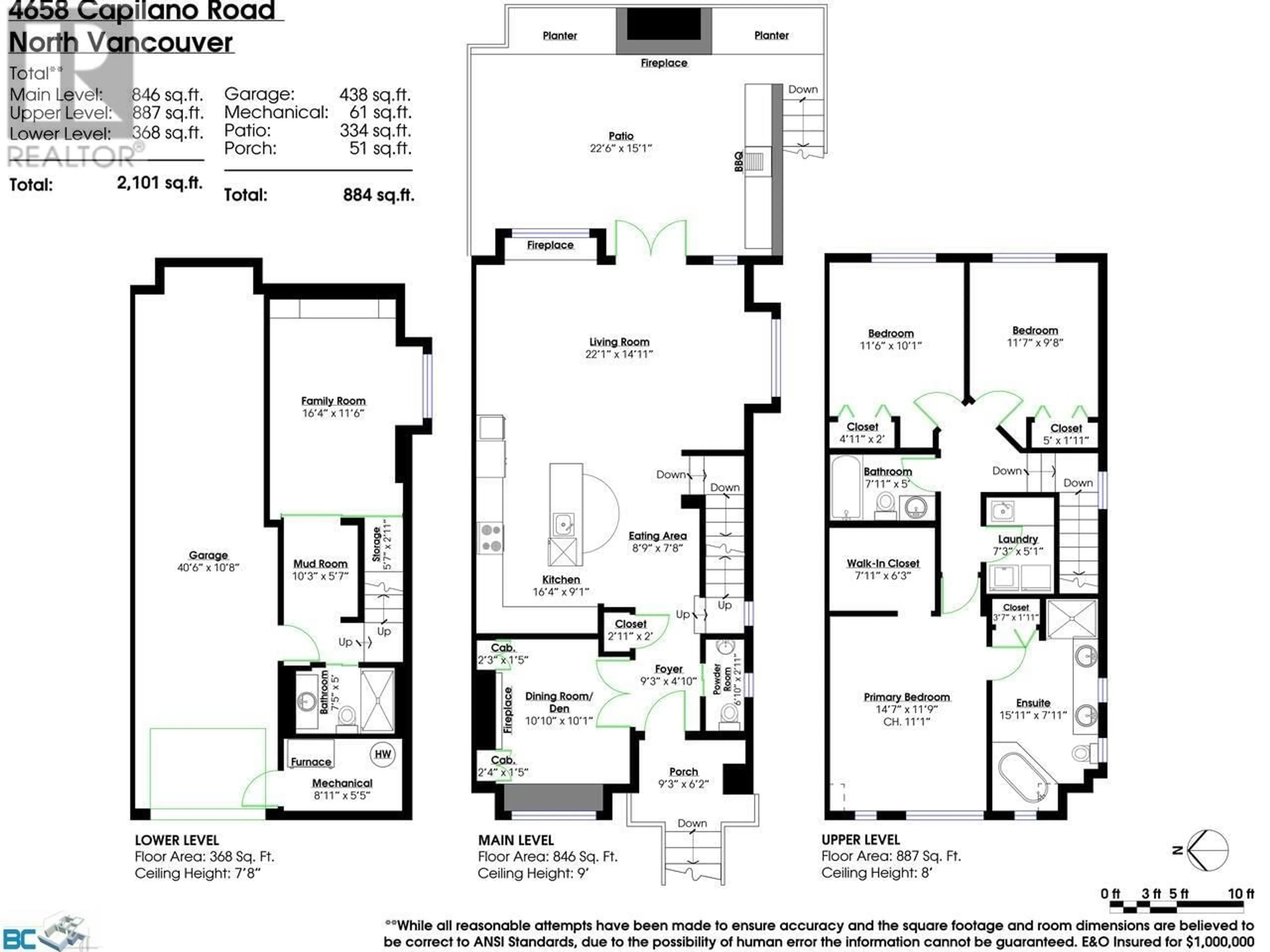 Floor plan for 4658 CAPILANO ROAD, North Vancouver British Columbia V7R4K3