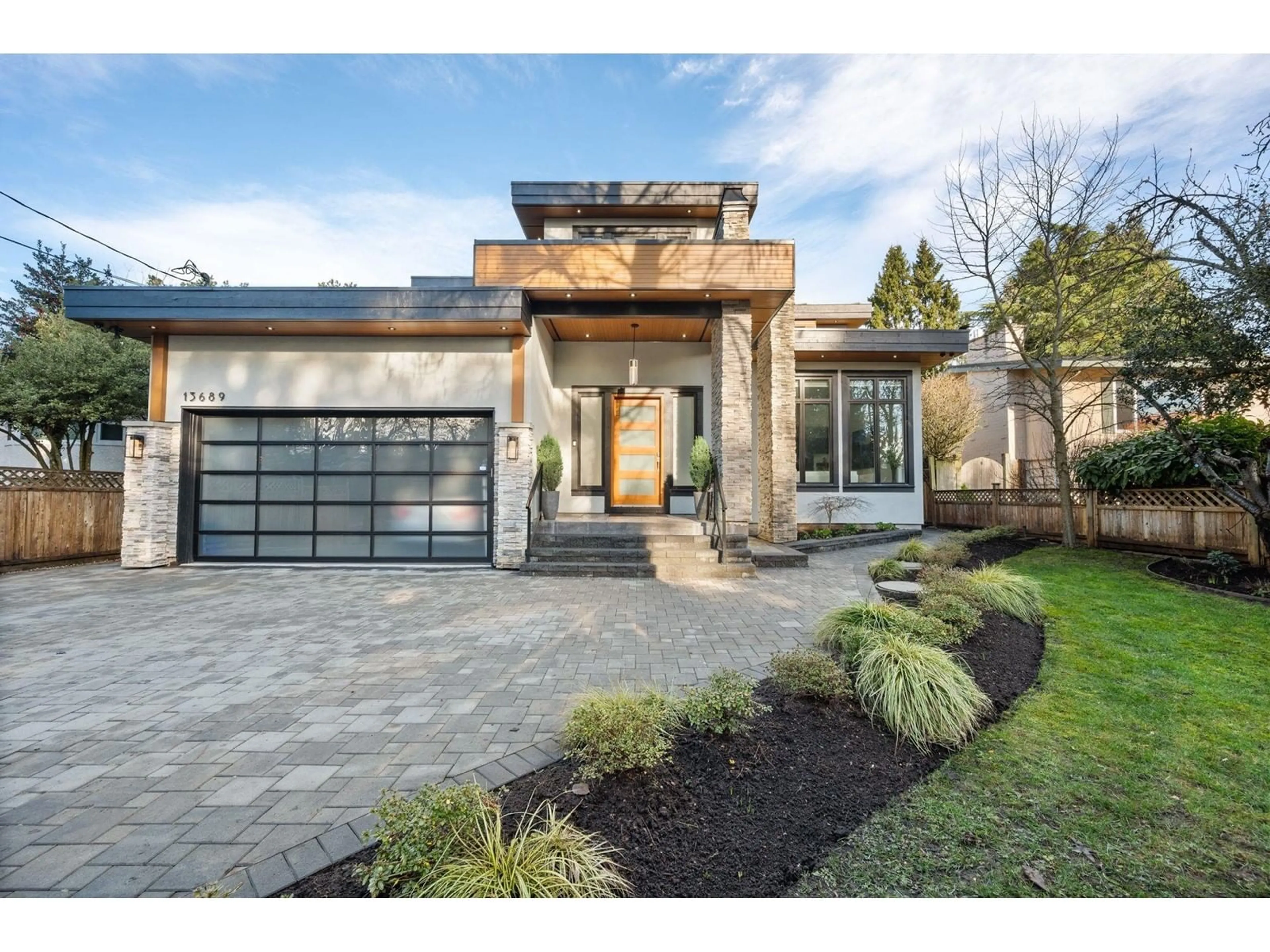 Home with brick exterior material, street for 13689 BLACKBURN, White Rock British Columbia V4B2Z1