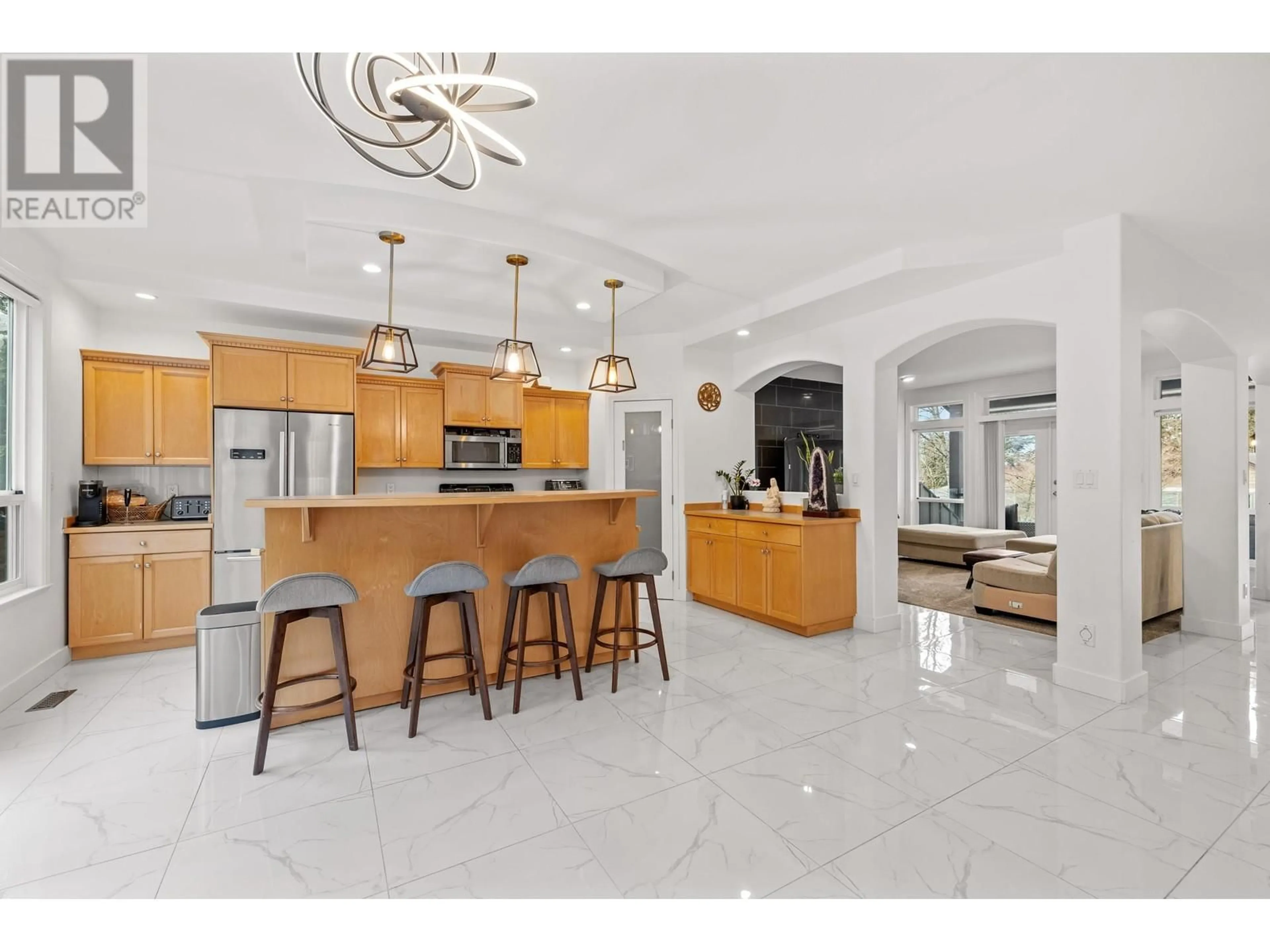 Open concept kitchen, ceramic/tile floor for 13360 235 STREET, Maple Ridge British Columbia V4R2W3