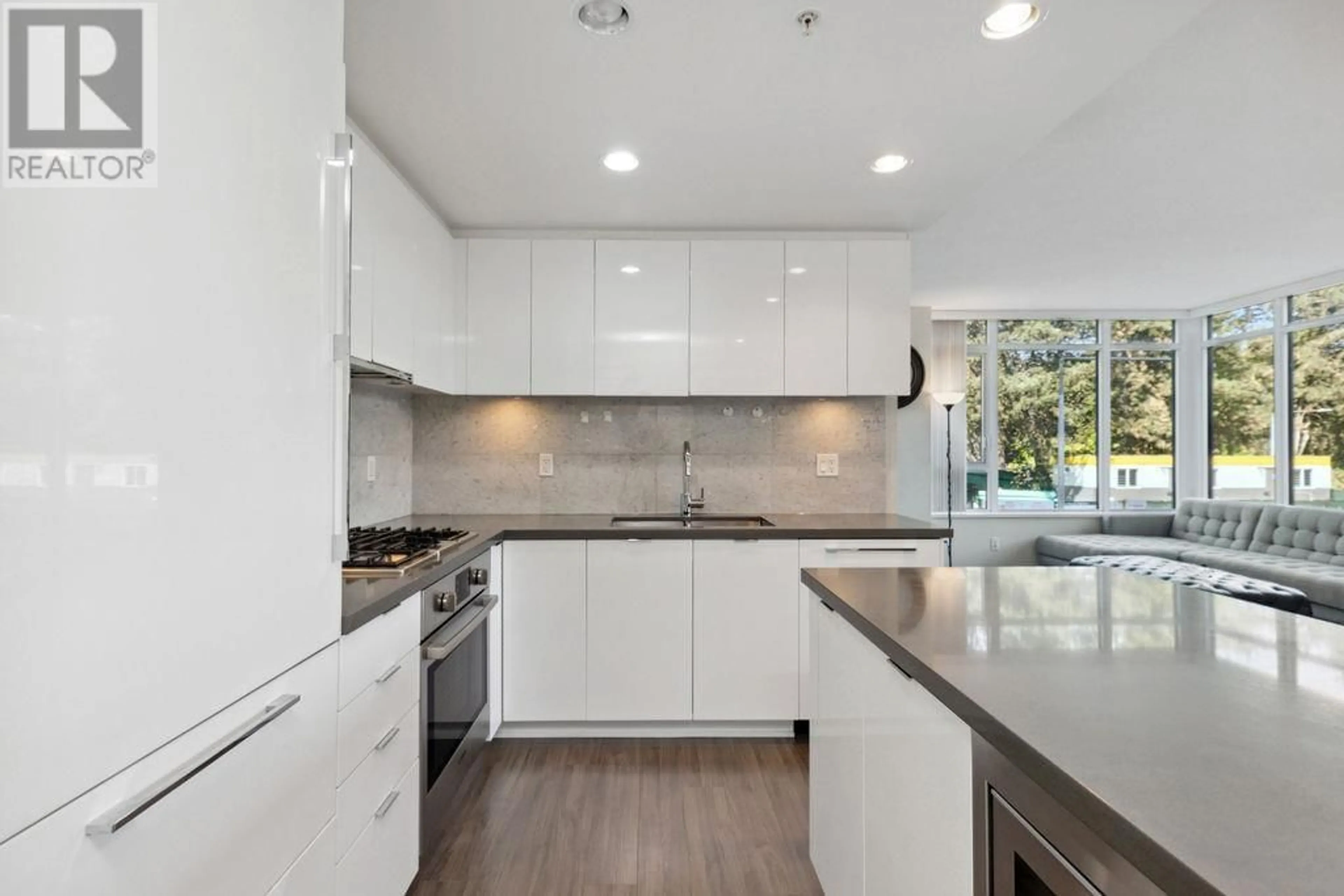 Contemporary kitchen, ceramic/tile floor for 203 - 7328 GOLLNER AVENUE, Richmond British Columbia V6X0H7