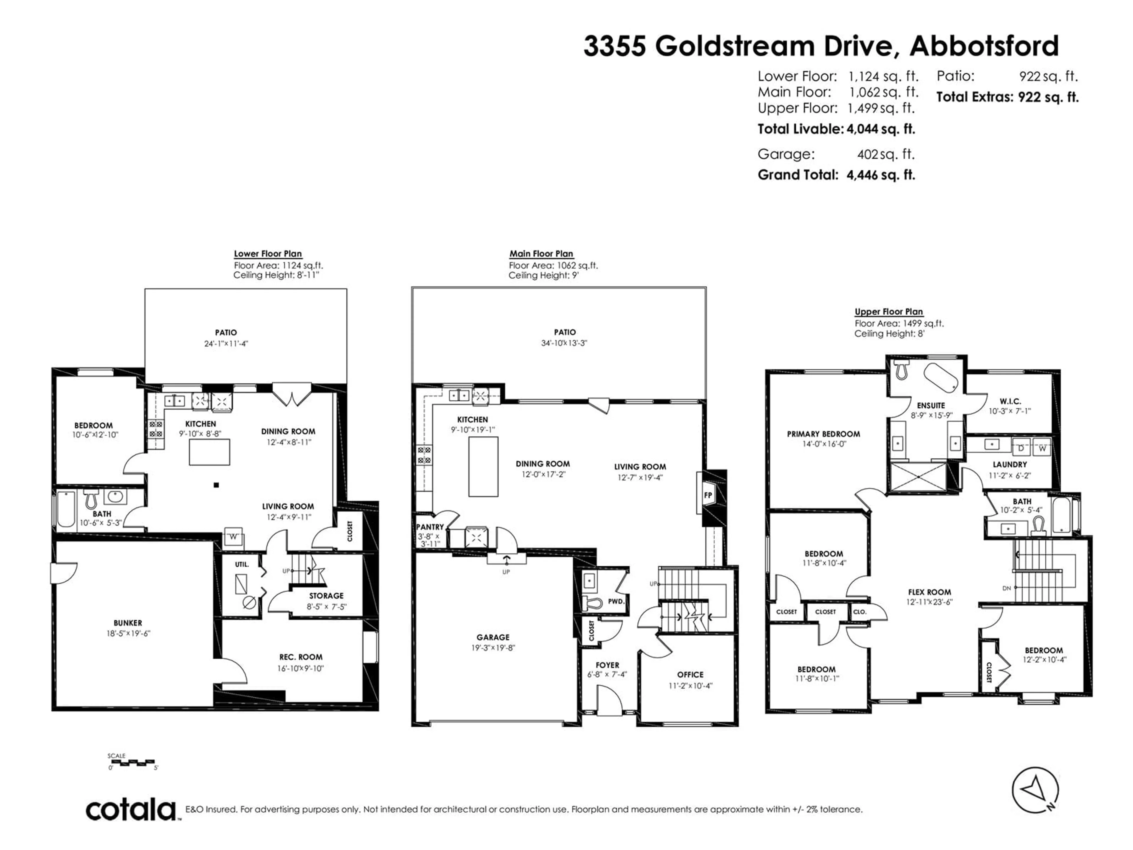 Floor plan for 3355 GOLDSTREAM, Abbotsford British Columbia V3G3B7