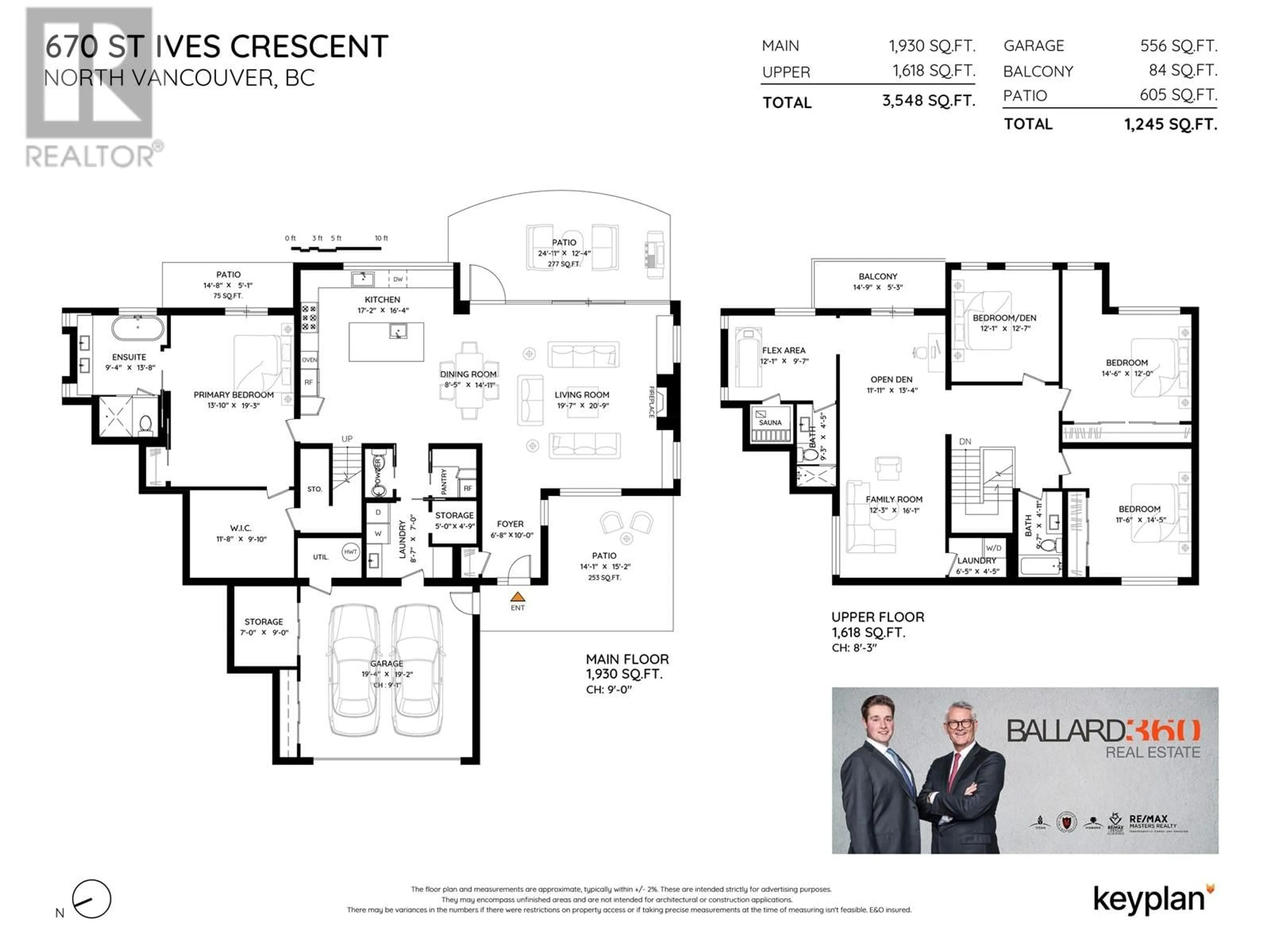 Floor plan for 670 ST. IVES CRESCENT, North Vancouver British Columbia V7N2X3